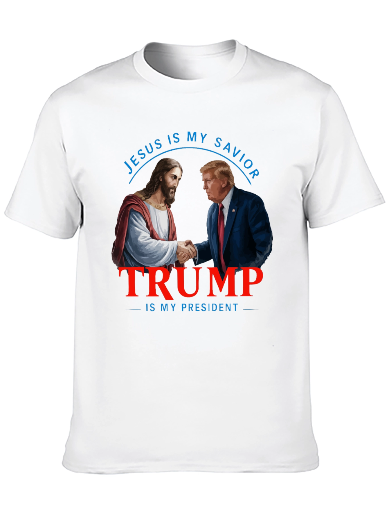 Jesus & Trump T-Shirt: Savior and President