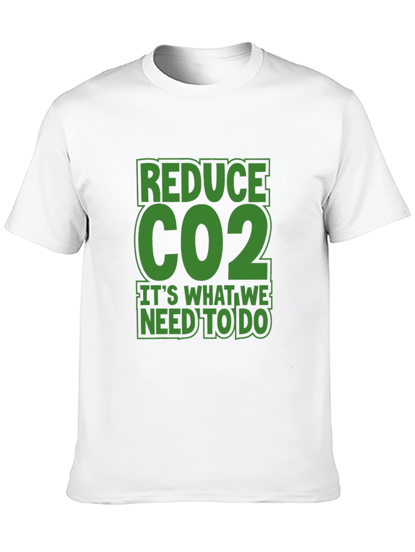 Reduce CO2 Black Graphic T-Shirt