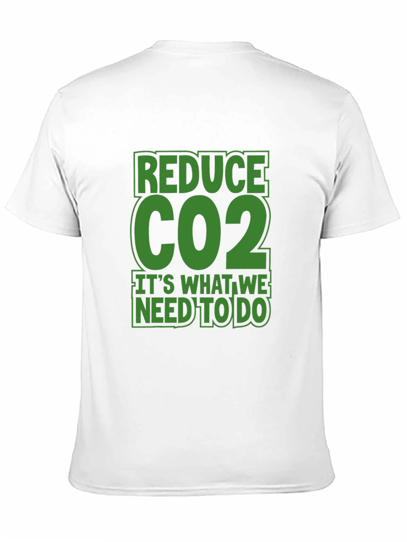 Reduce CO2 Black Graphic T-Shirt
