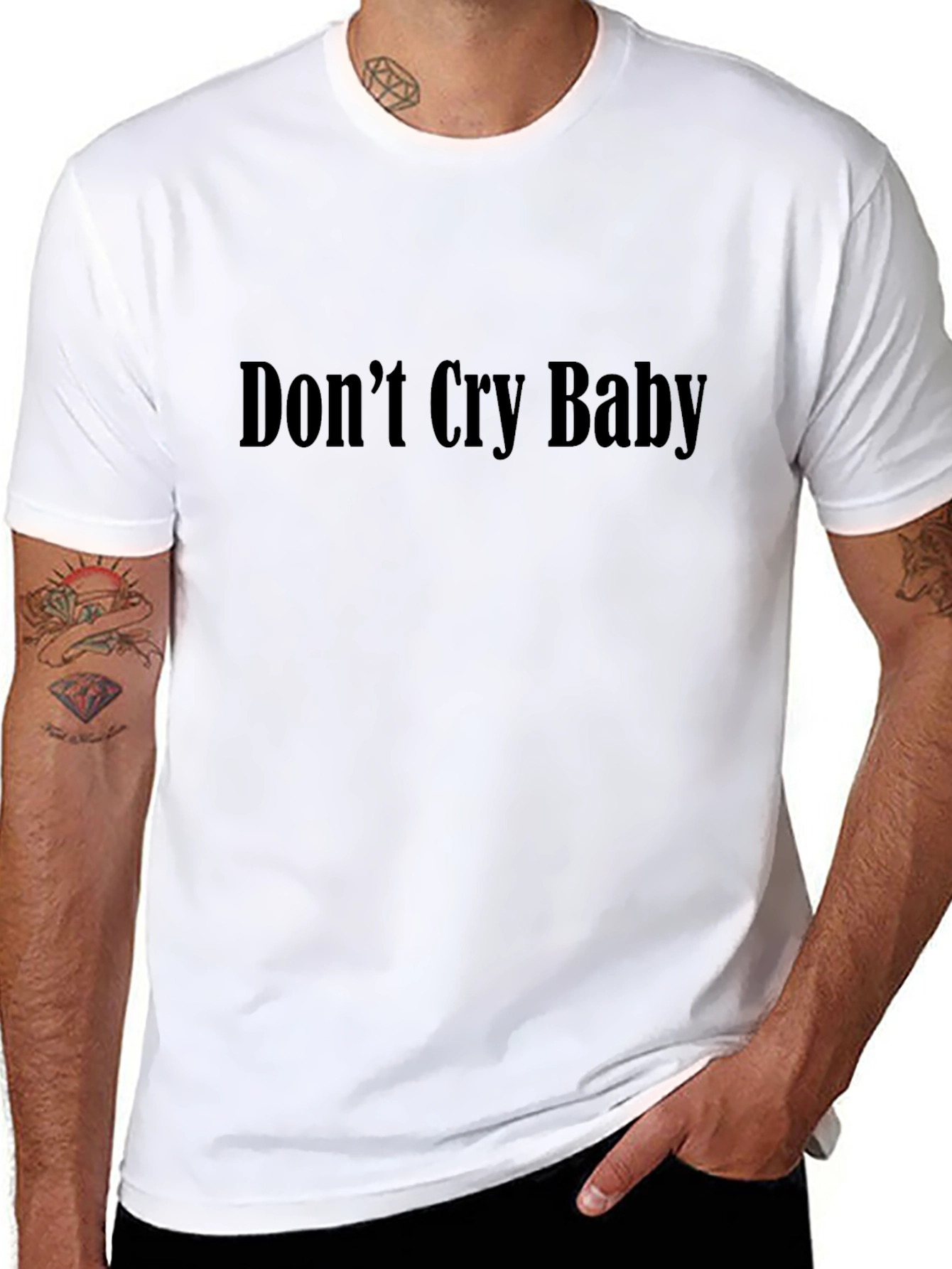 Dont Cry Baby T-Shirt - Unisex Black Tee