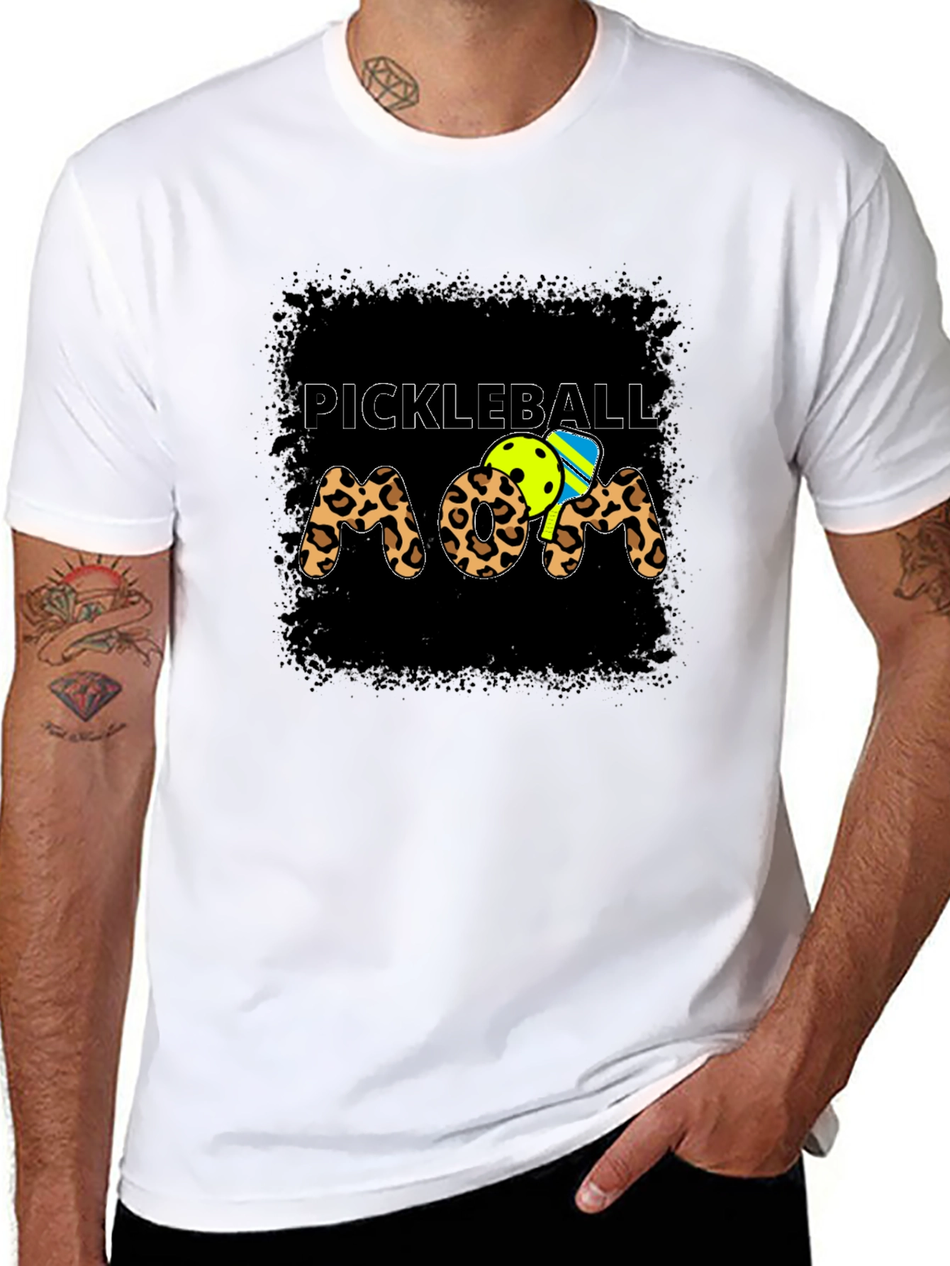 Pickleball Mom Graphic T-Shirt