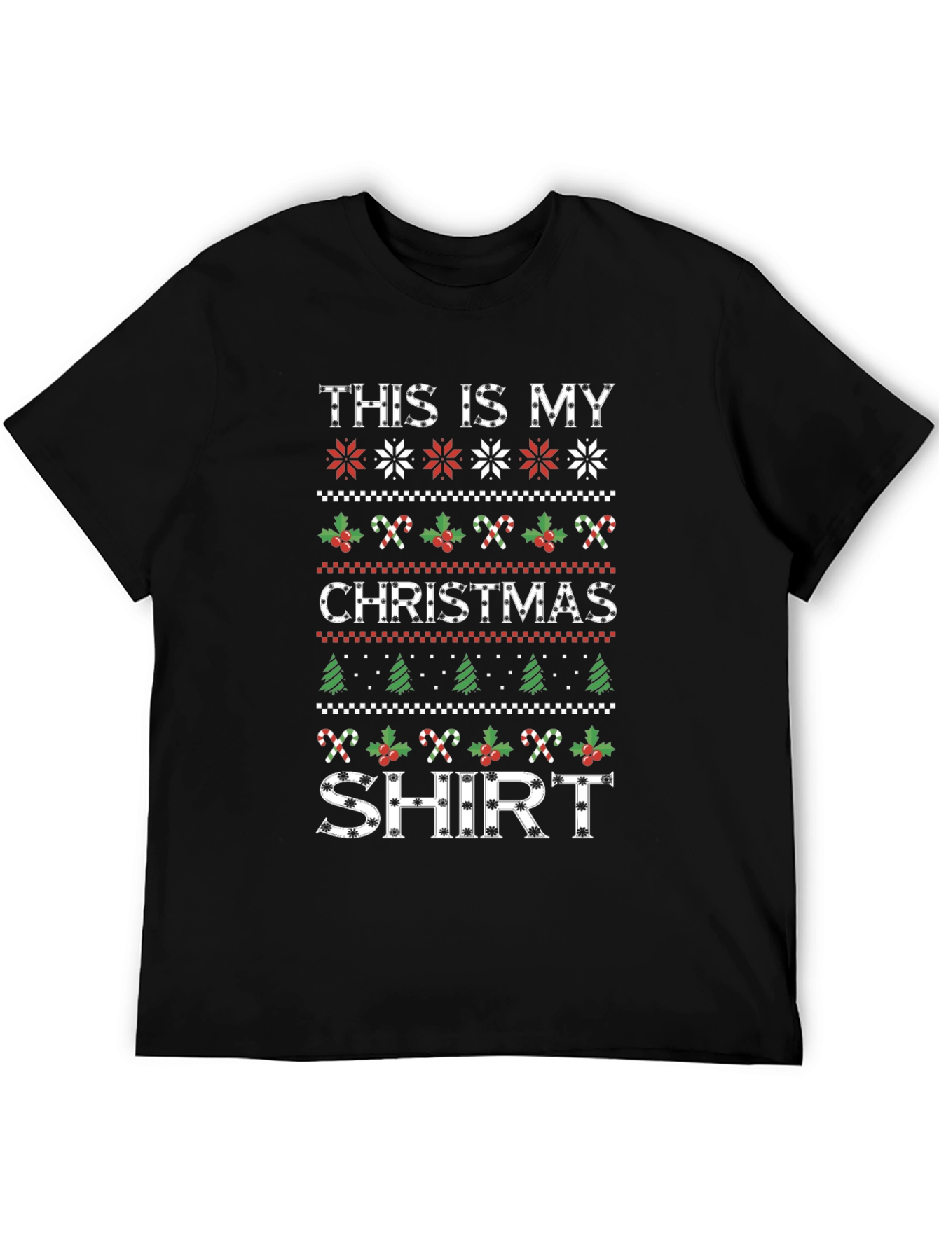 Festive This Is My Christmas Shirt Holiday Tee