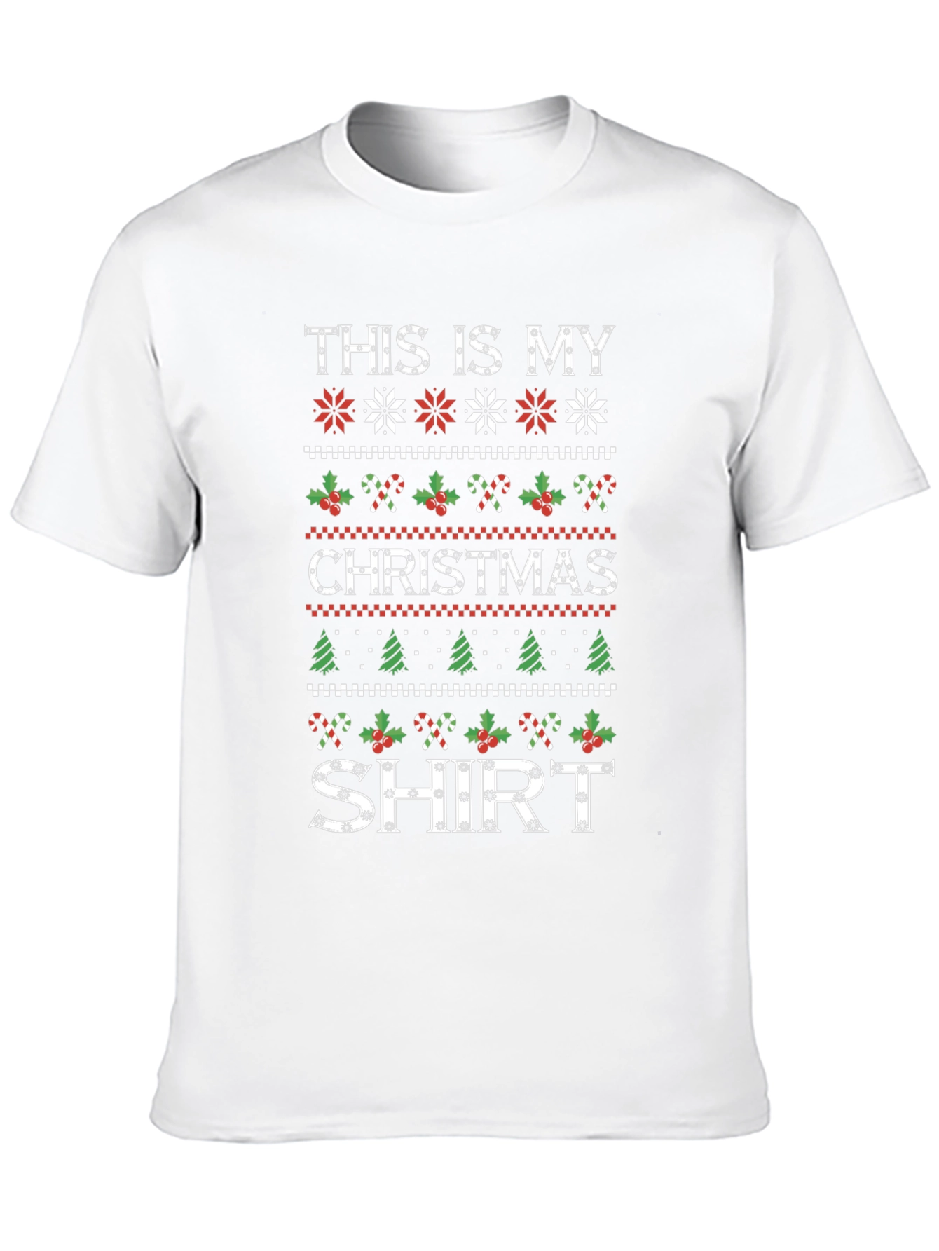 Festive This Is My Christmas Shirt Holiday Tee