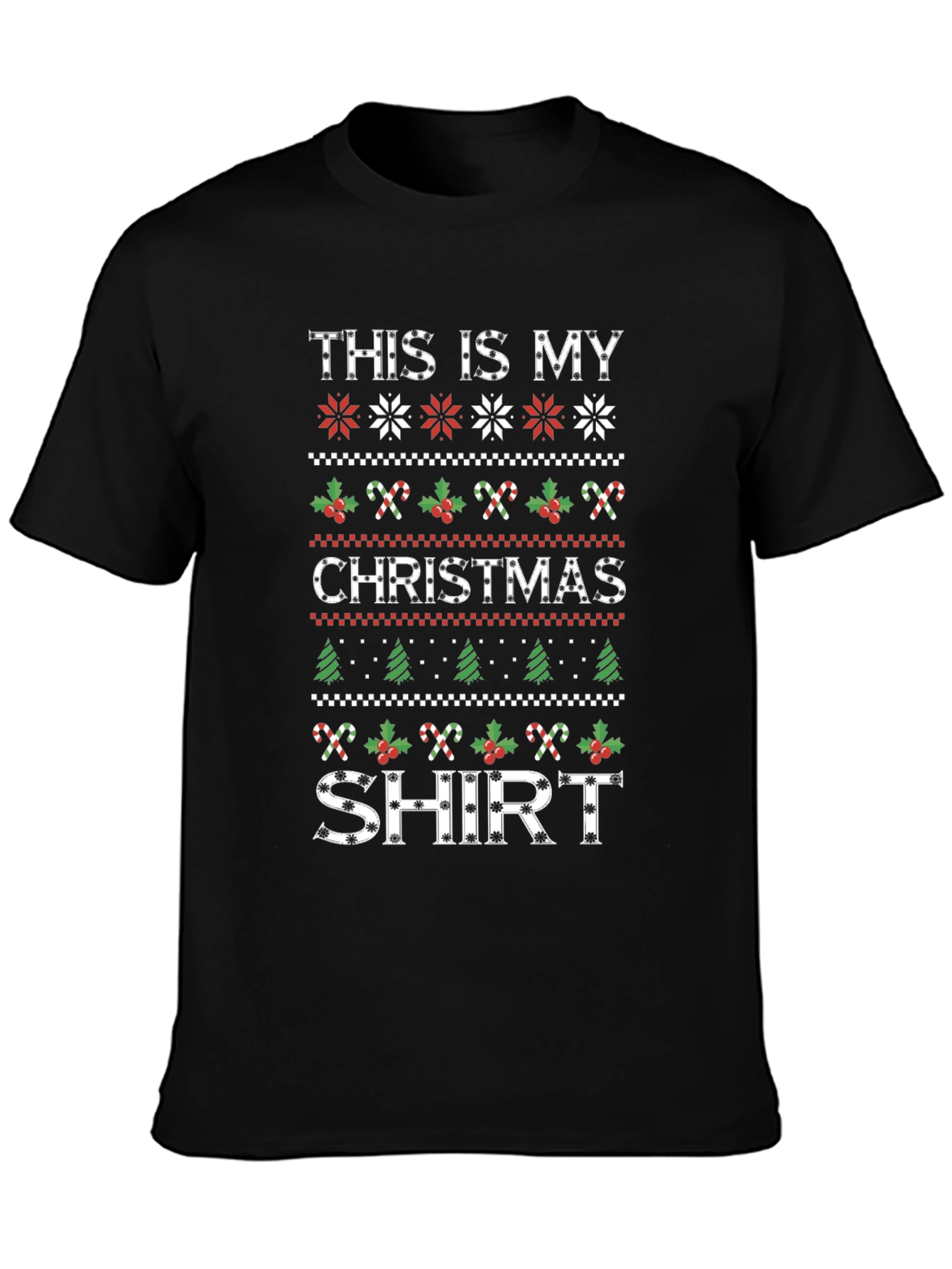 Festive This Is My Christmas Shirt Holiday Tee