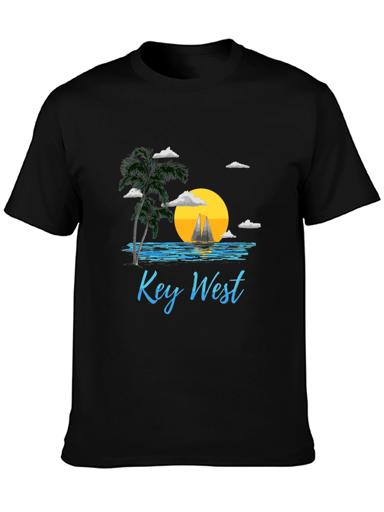 Key West T-Shirt - Island Sunset Graphic Tee
