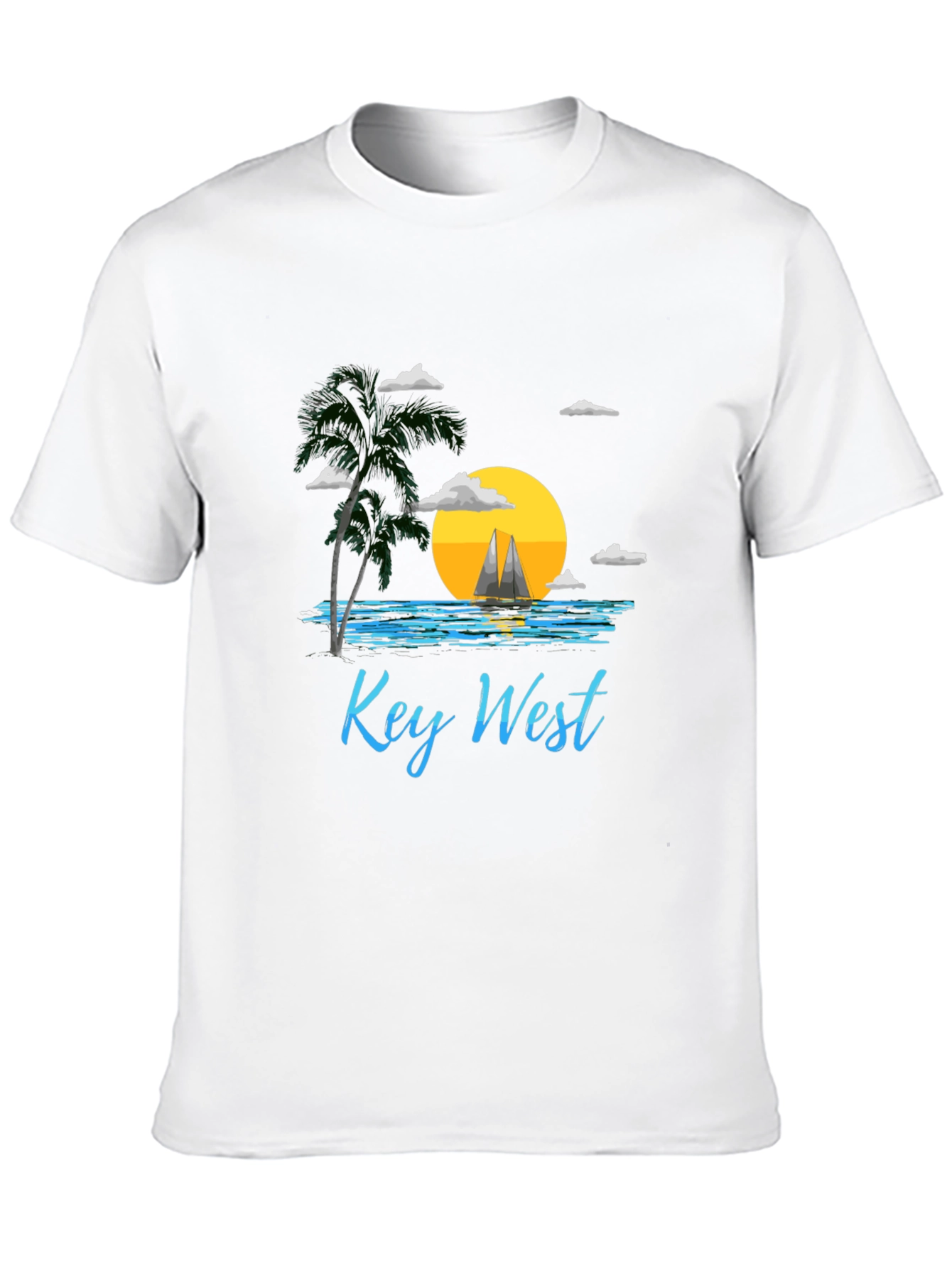 Key West T-Shirt - Island Sunset Graphic Tee