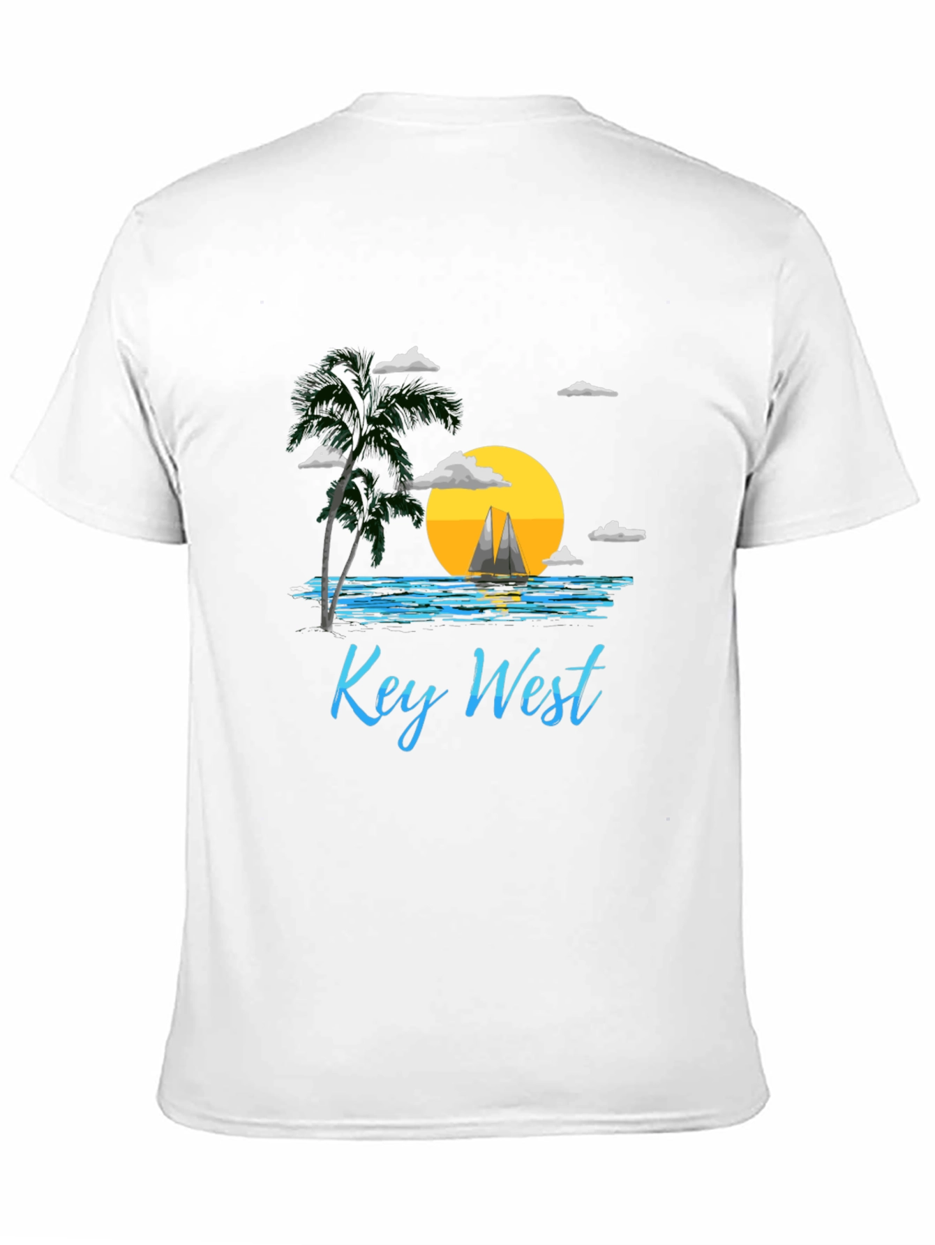 Key West T-Shirt - Island Sunset Graphic Tee