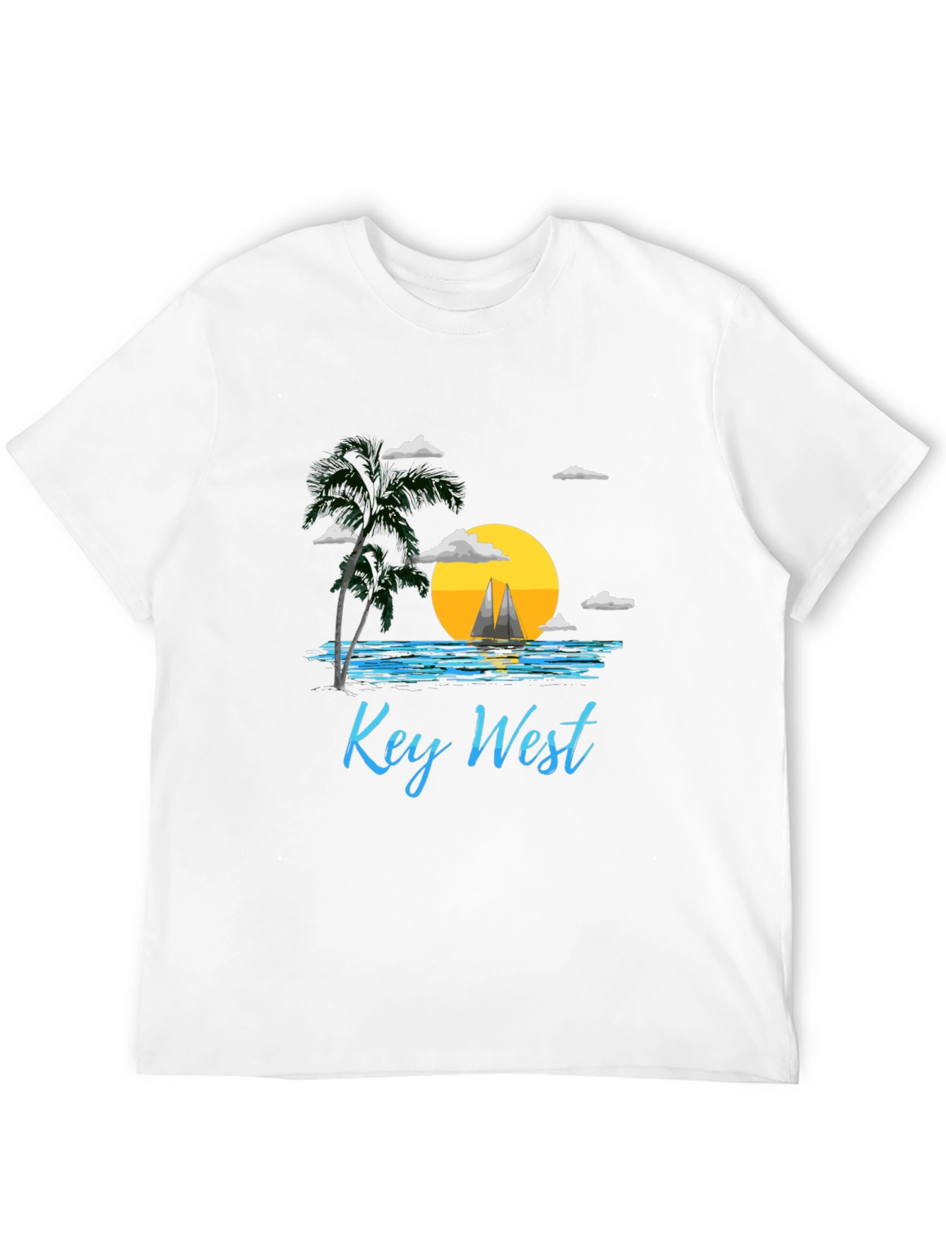 Key West T-Shirt - Island Sunset Graphic Tee