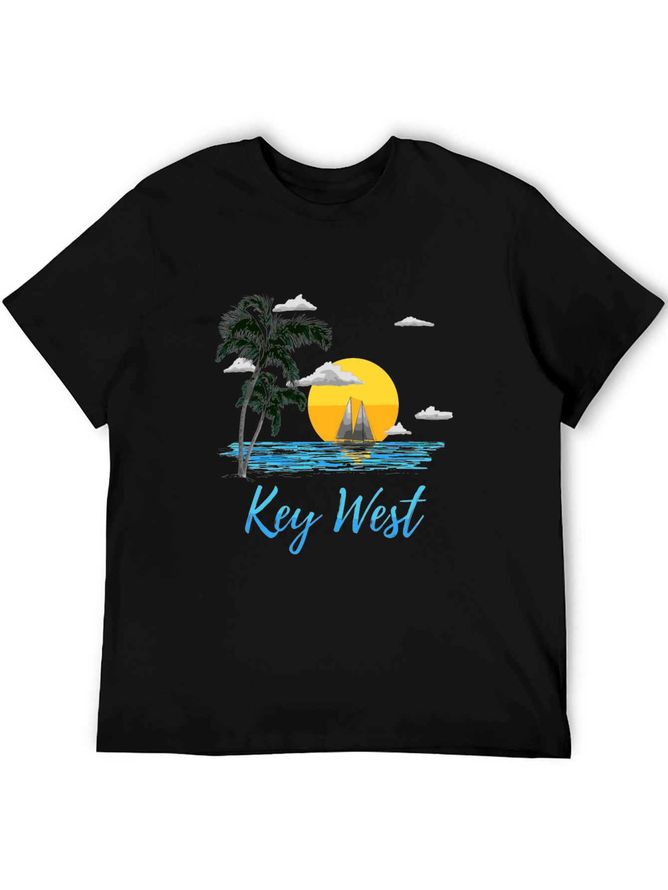 Key West T-Shirt - Island Sunset Graphic Tee