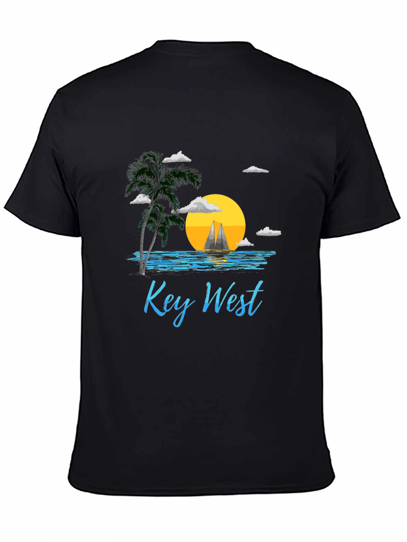 Key West T-Shirt - Island Sunset Graphic Tee