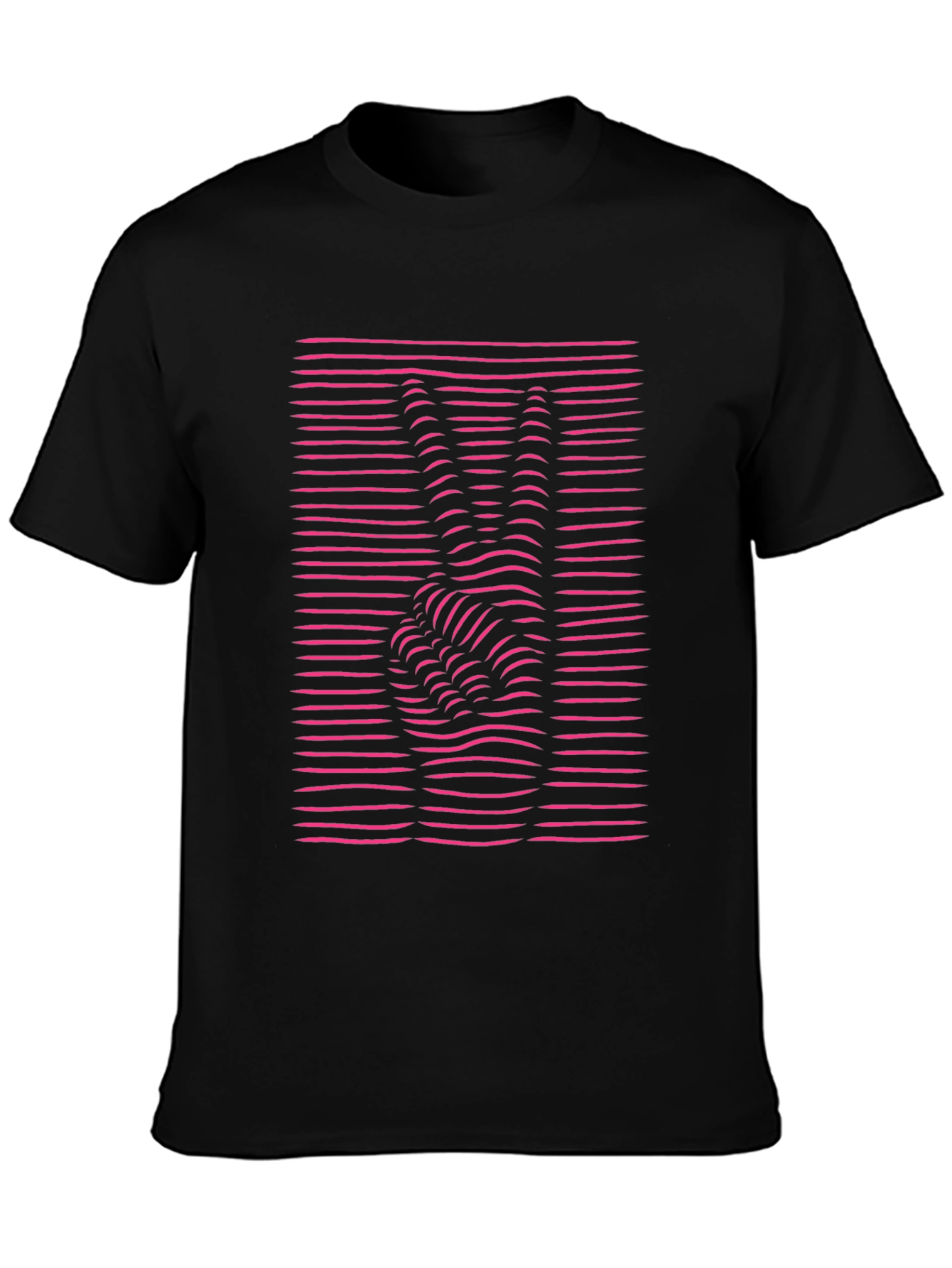 Peace Sign Optic Illusion Graphic T-Shirt