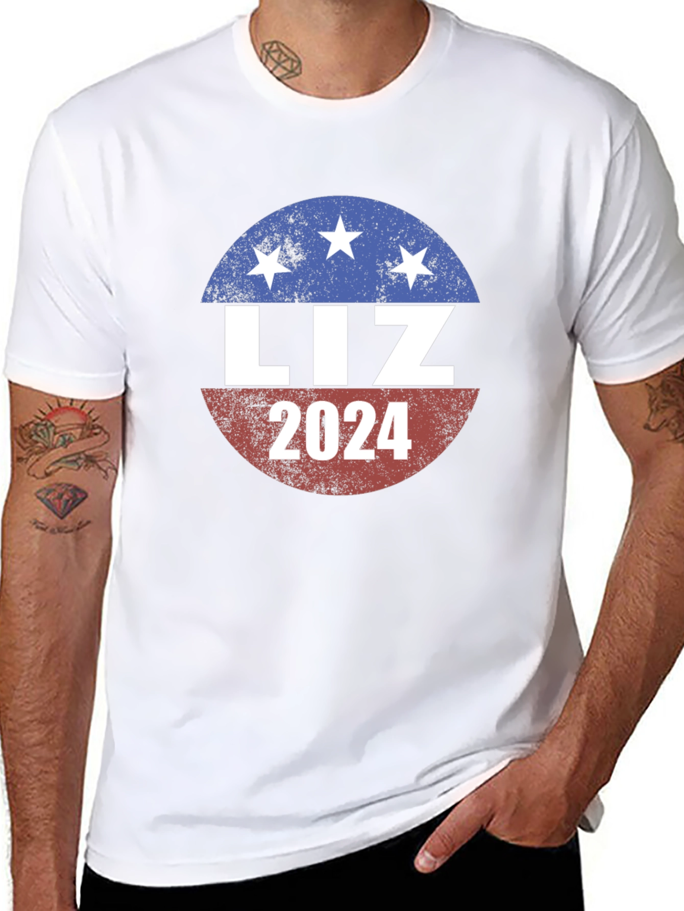 Liz 2024 Graphic T-Shirt Patriotic Election Tee