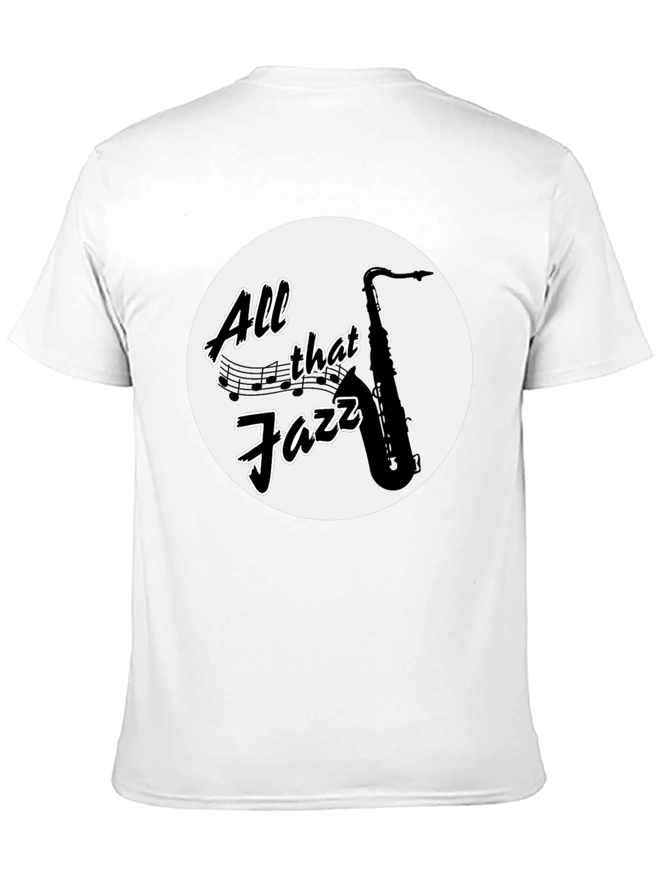 All That Jazz Saxophone Graphic Tee