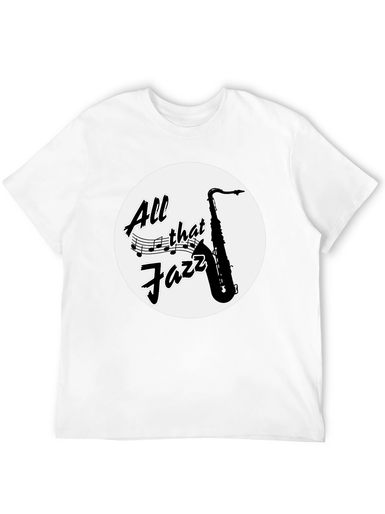 All That Jazz Saxophone Graphic Tee