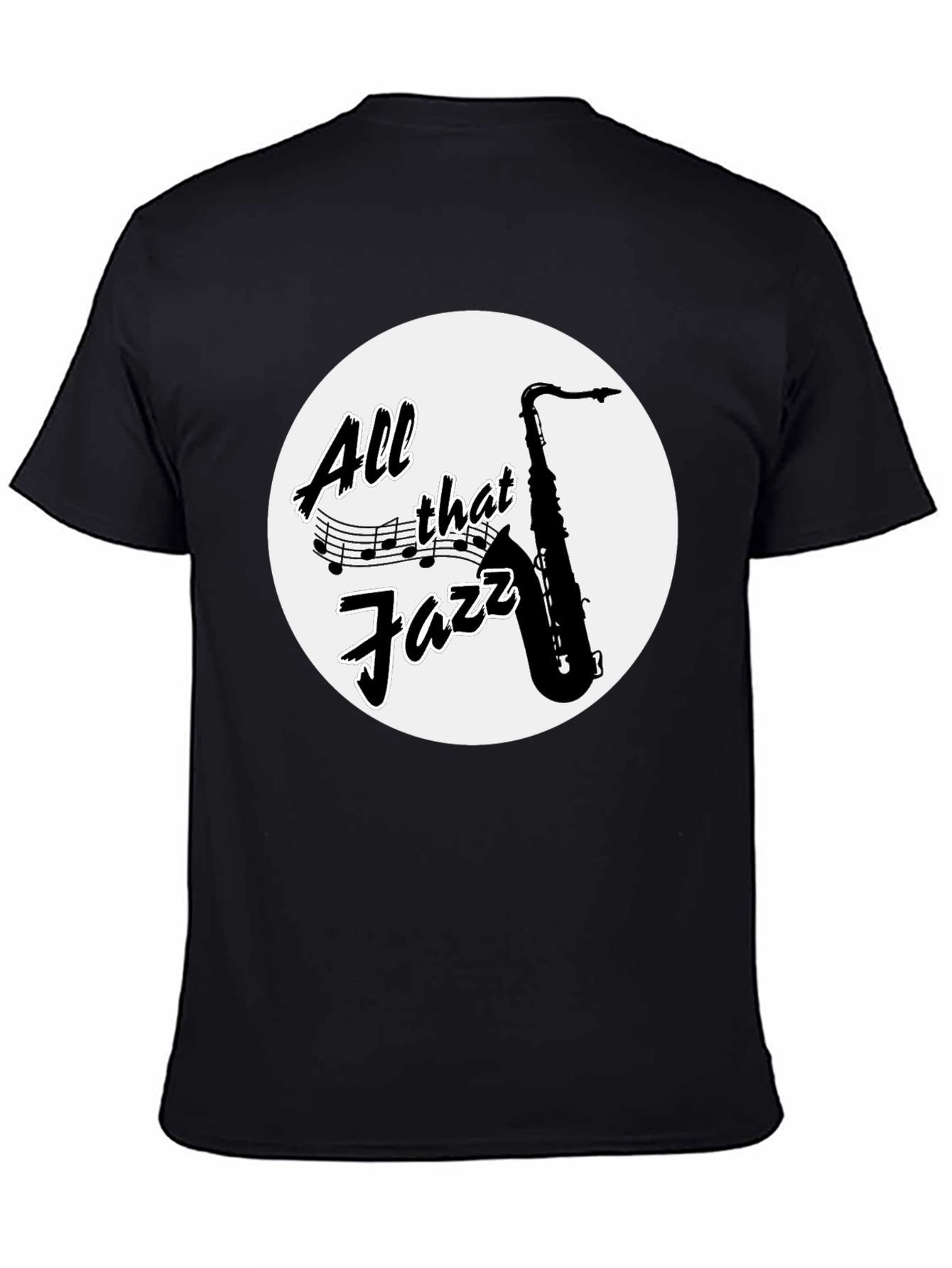 All That Jazz Saxophone Graphic Tee