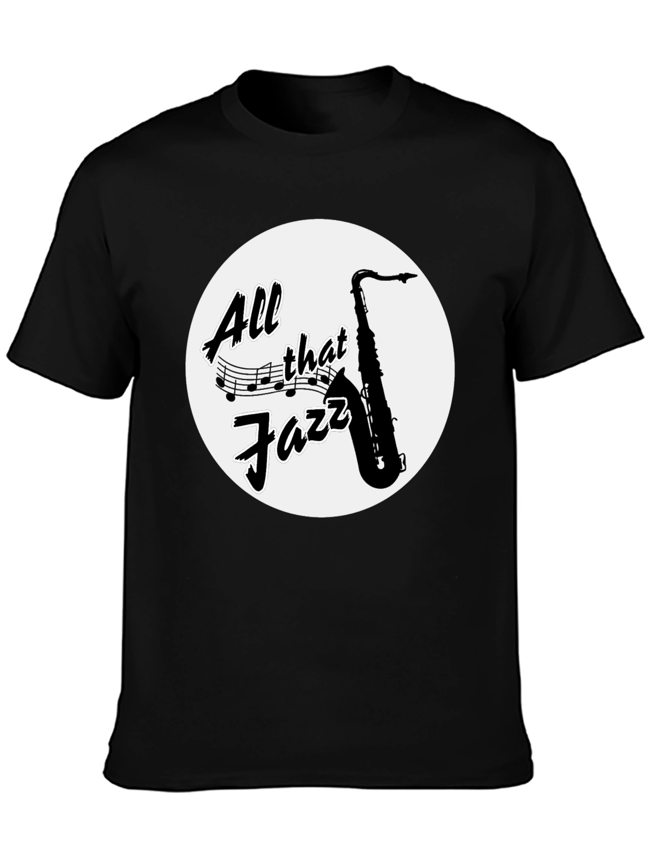 All That Jazz Saxophone Graphic Tee