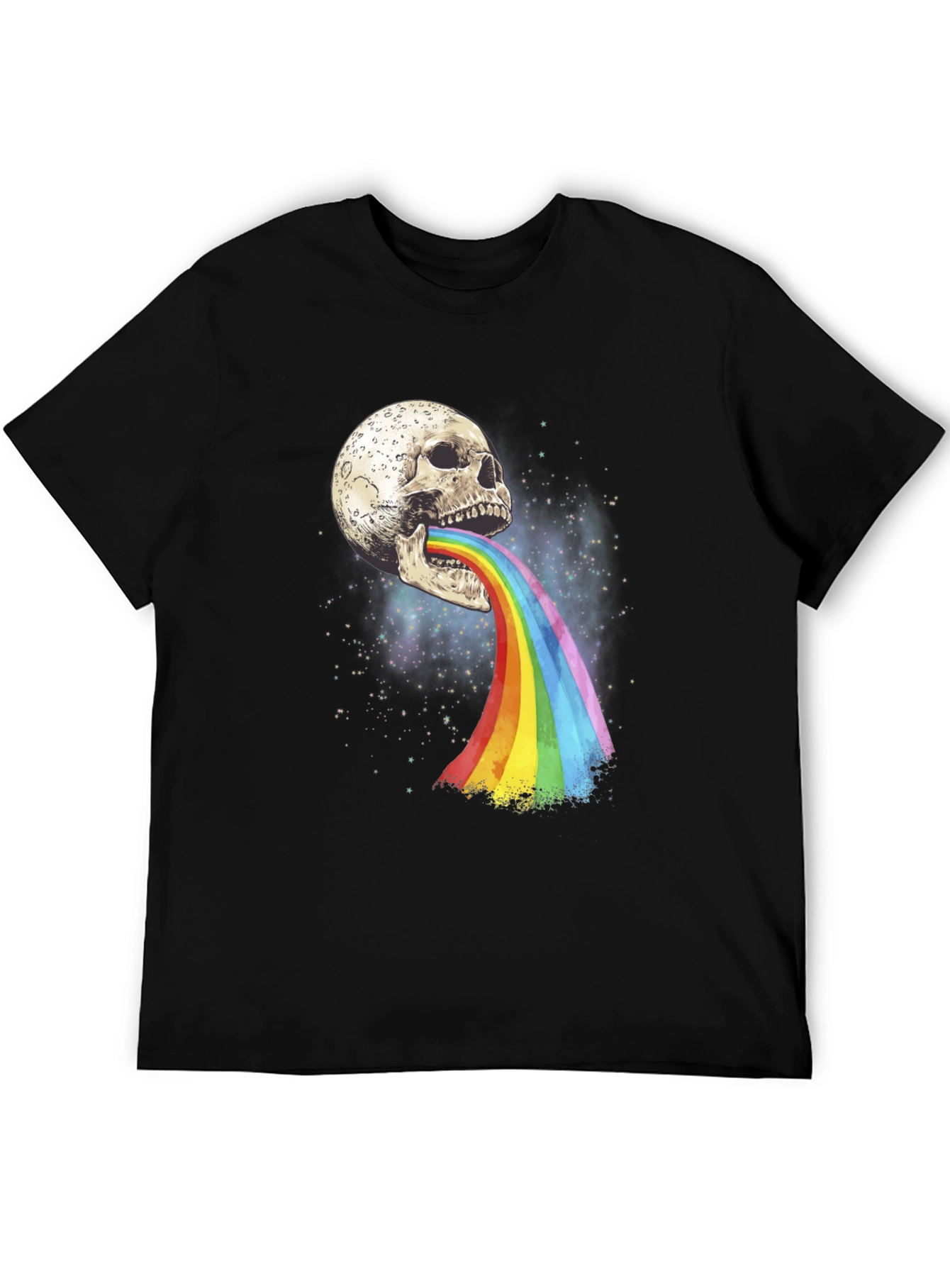 Skull Rainbow Galaxy T-Shirt