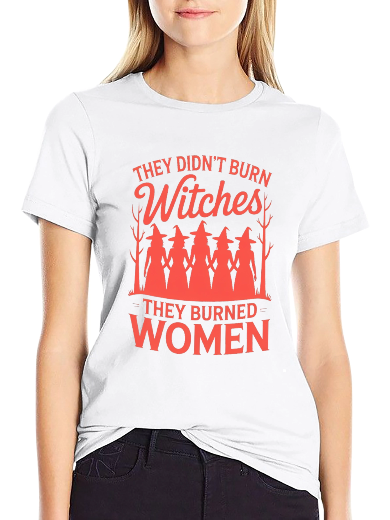Witches/Women Graphic Tee - Empowering Feminist Statement