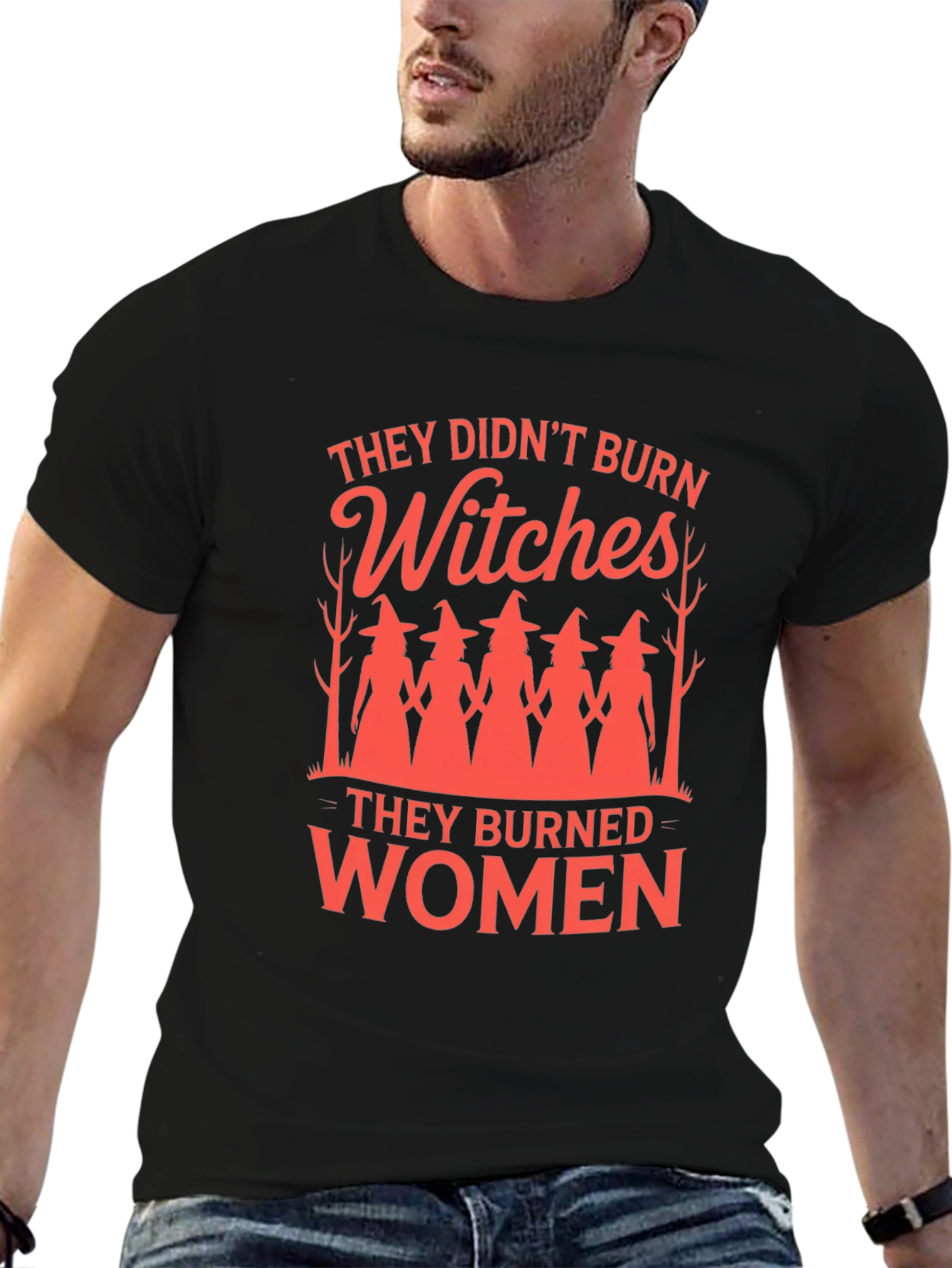 Witches/Women Graphic Tee - Empowering Feminist Statement