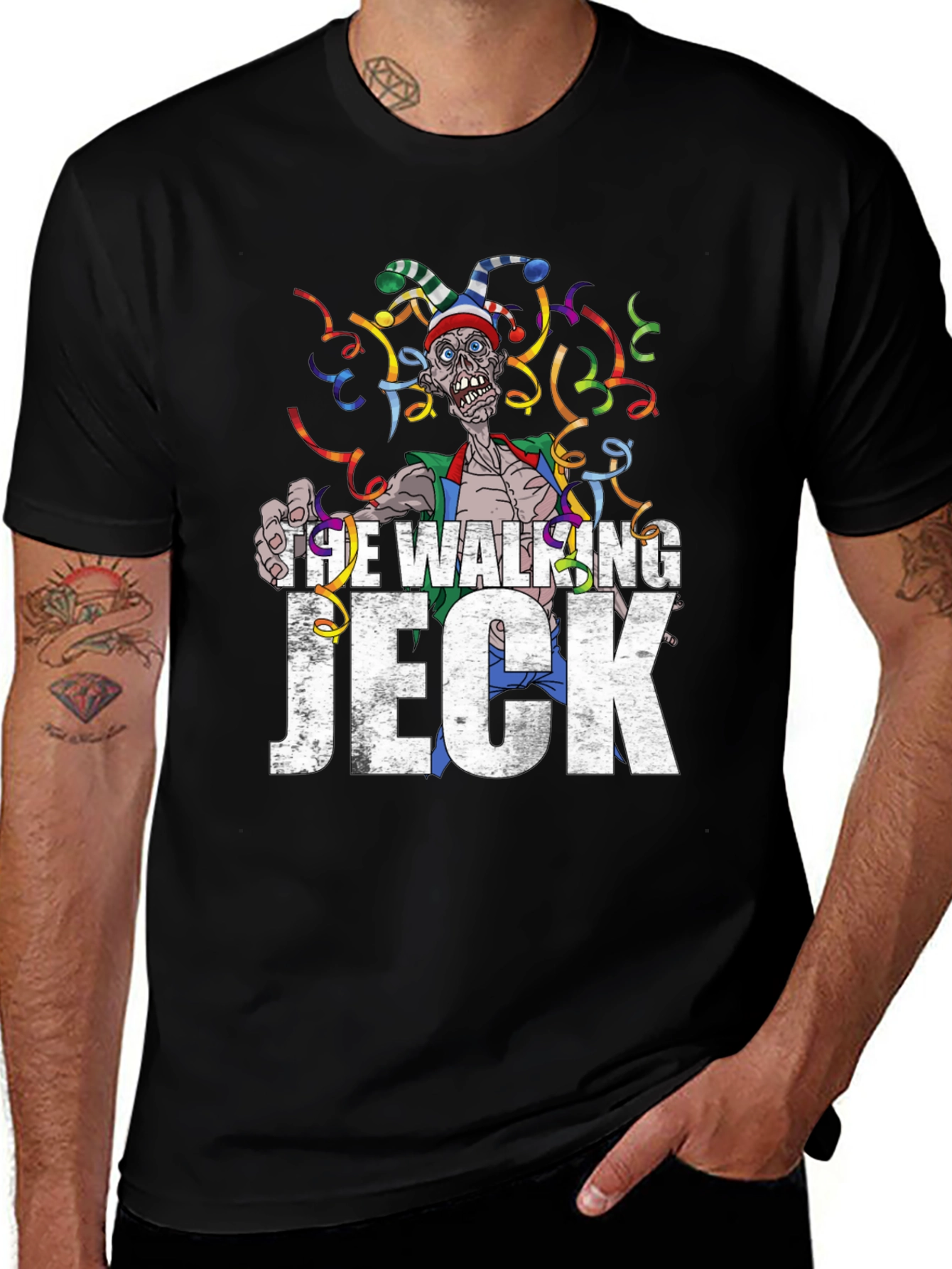 Walking Jeck Graphic Tee - Halloween Zombie