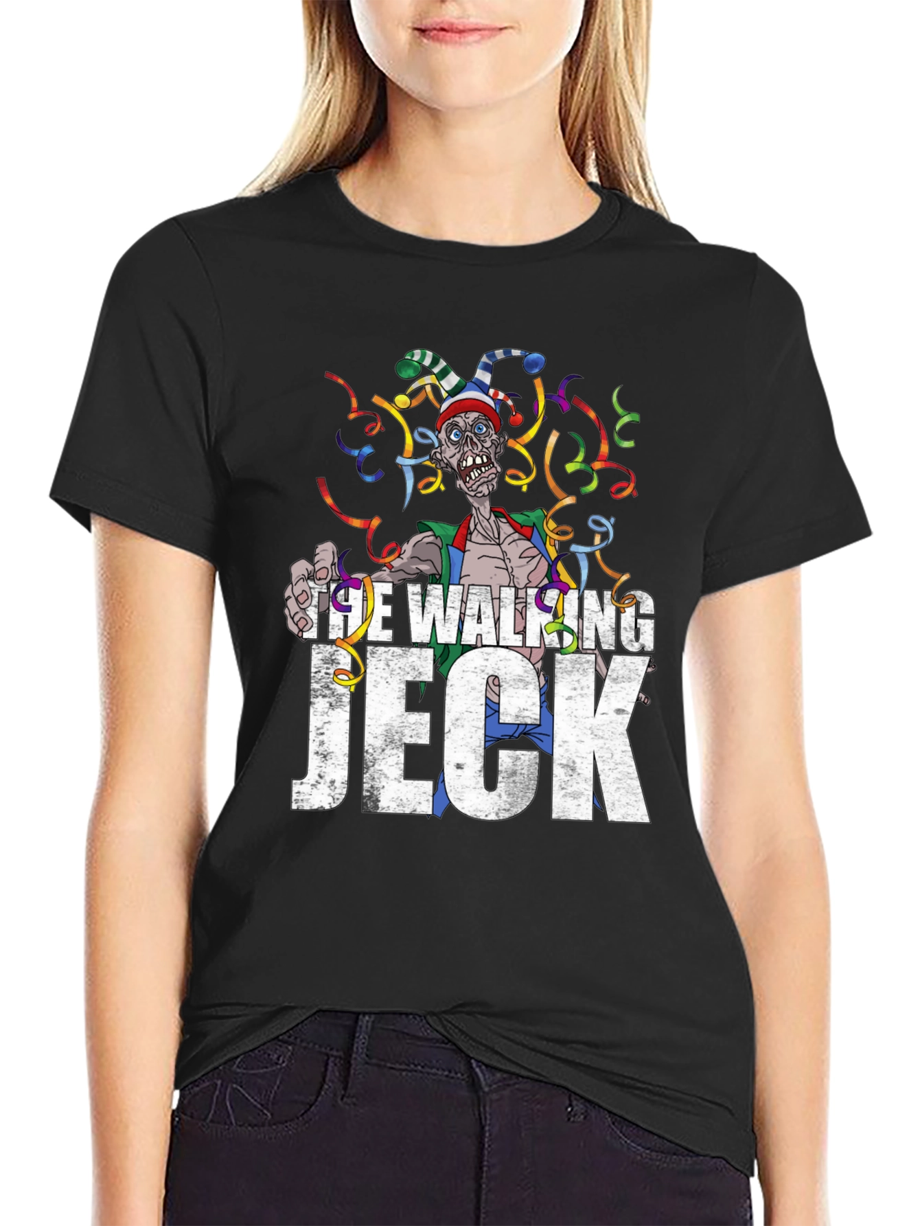 Walking Jeck Graphic Tee - Halloween Zombie