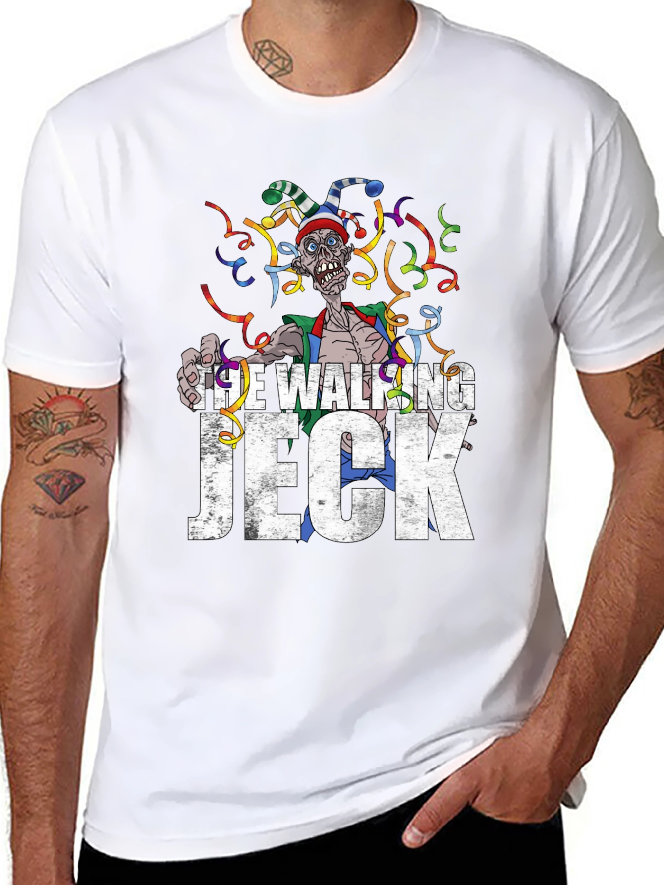 Walking Jeck Graphic Tee - Halloween Zombie