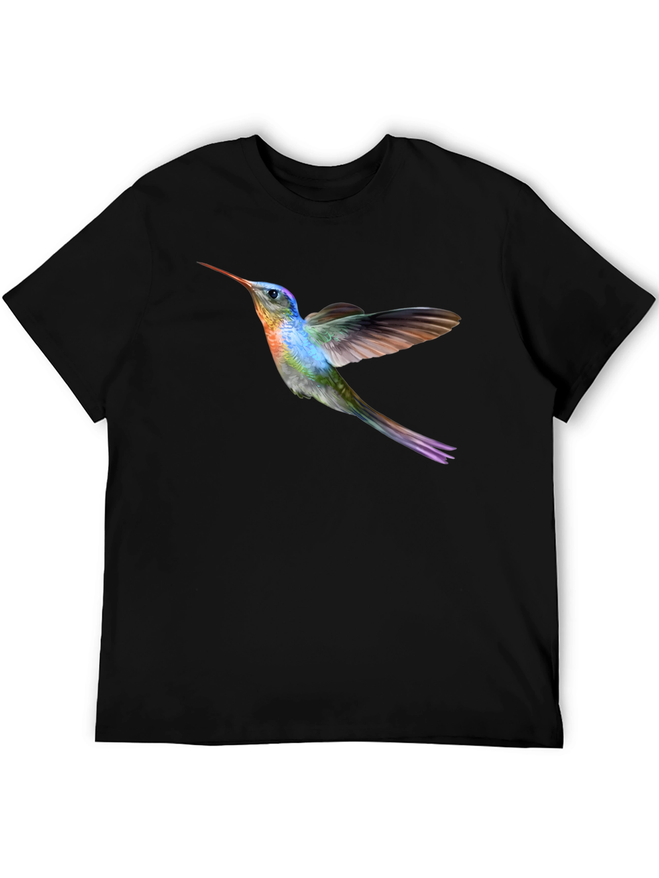 Hummingbird Graphic Black T-Shirt