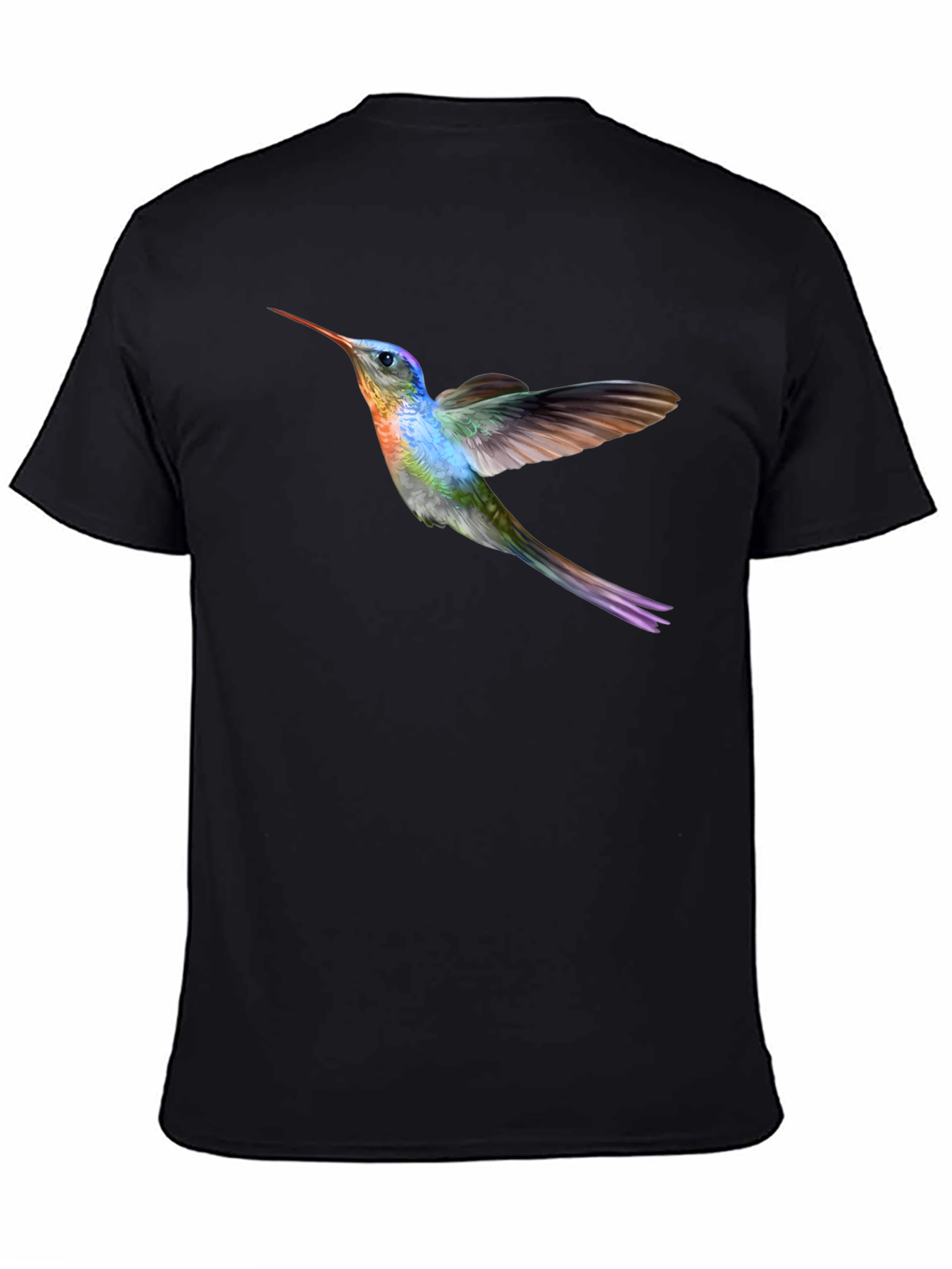 Hummingbird Graphic Black T-Shirt