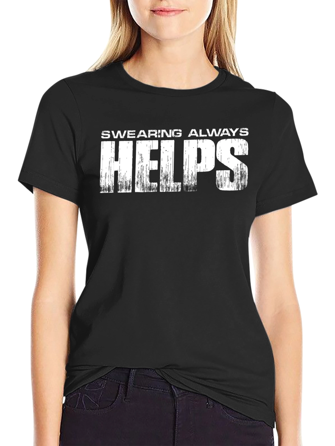 Swearing Always Helps Graphic Tee