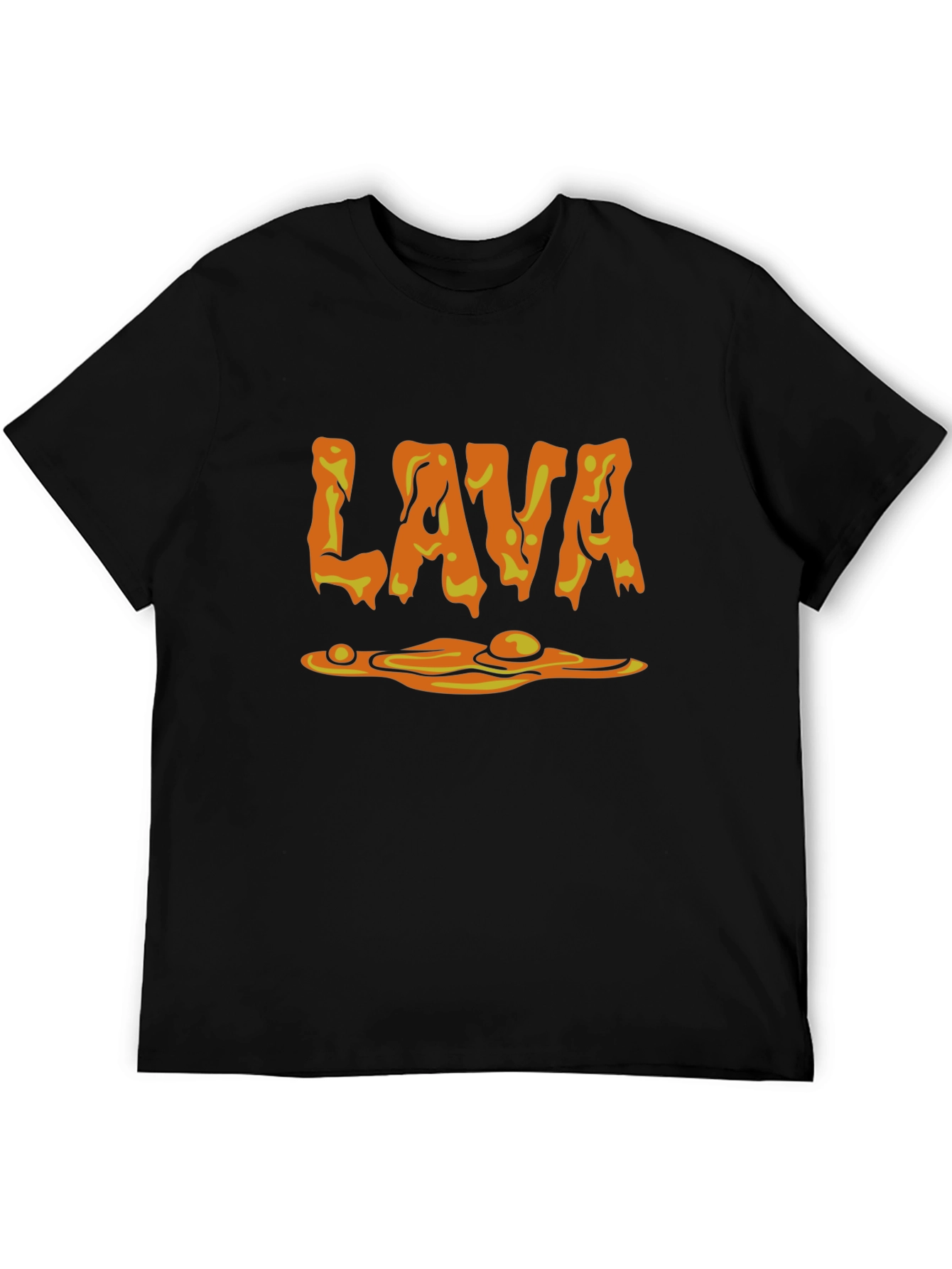 LAVA Graphic Print Black T-Shirt