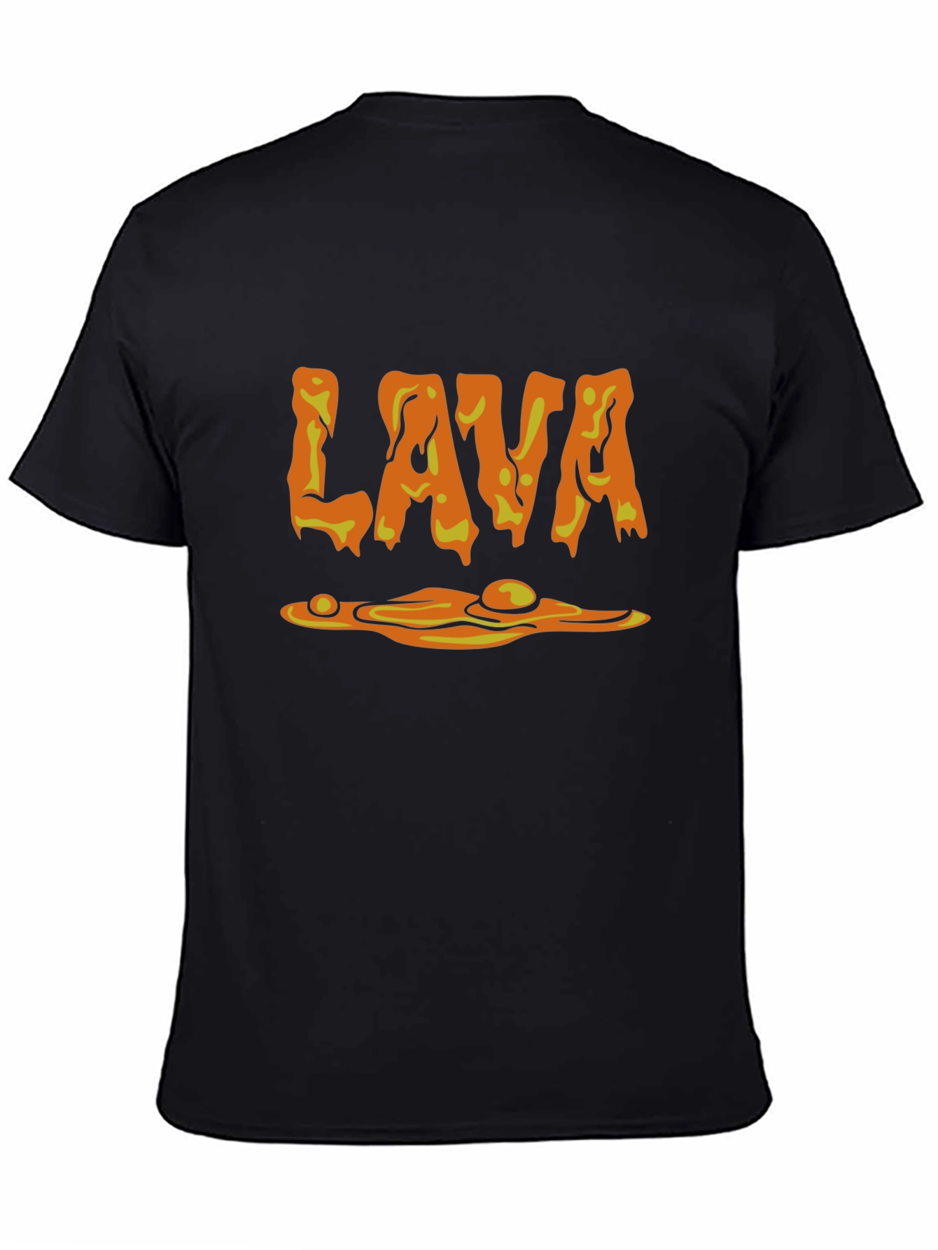 LAVA Graphic Print Black T-Shirt
