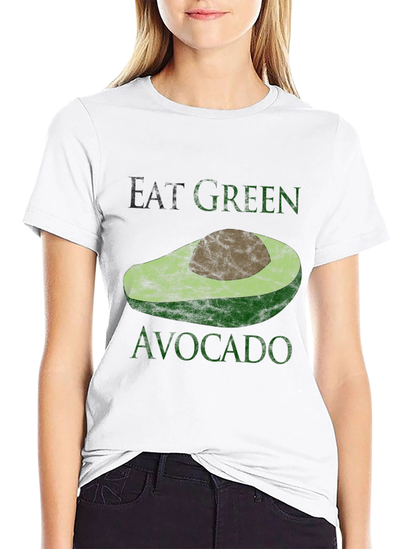 Eat Green Avocado T-Shirt - Stylish & Comfortable