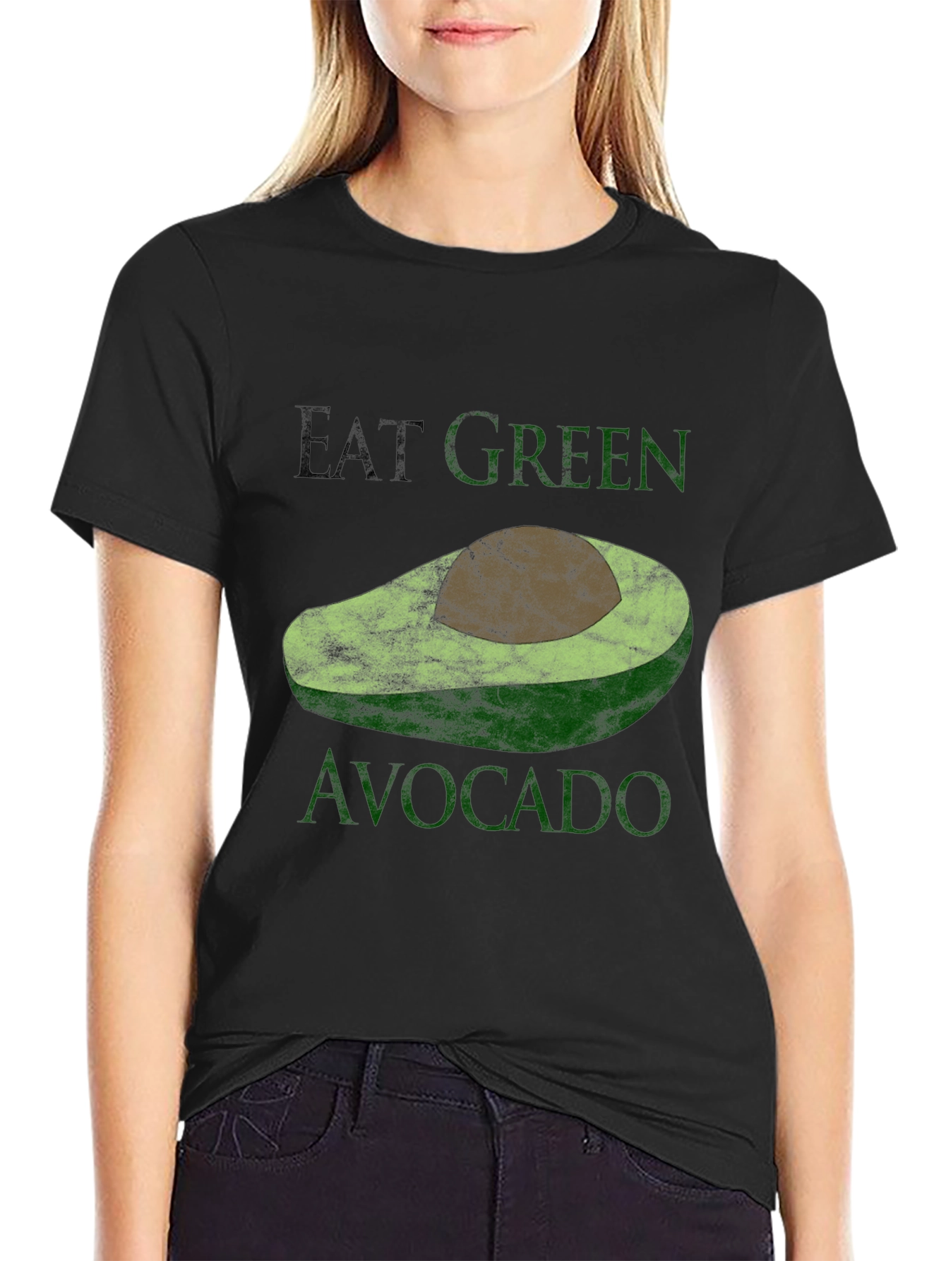 Eat Green Avocado T-Shirt - Stylish & Comfortable