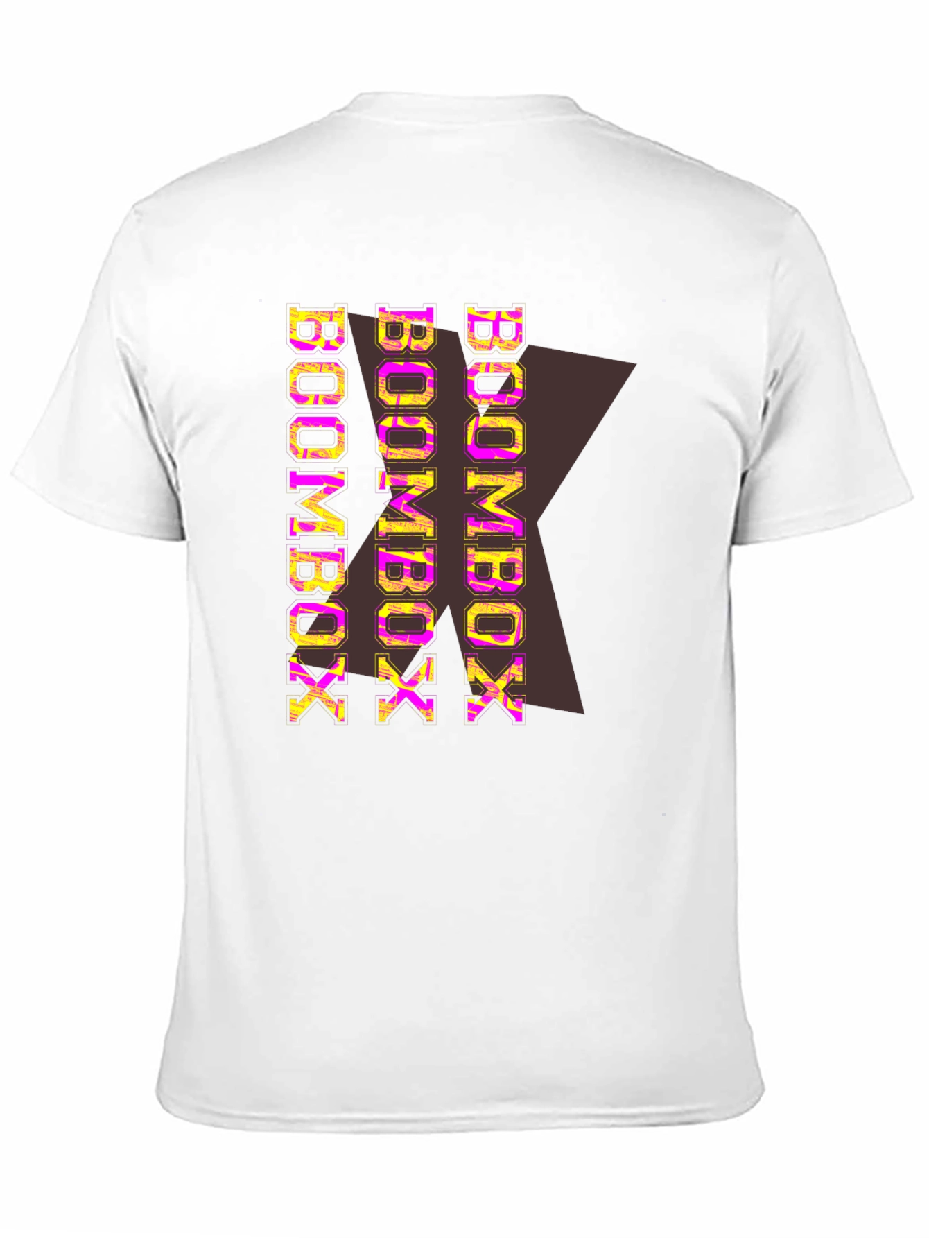 Boombox Graphic Print Black T-Shirt