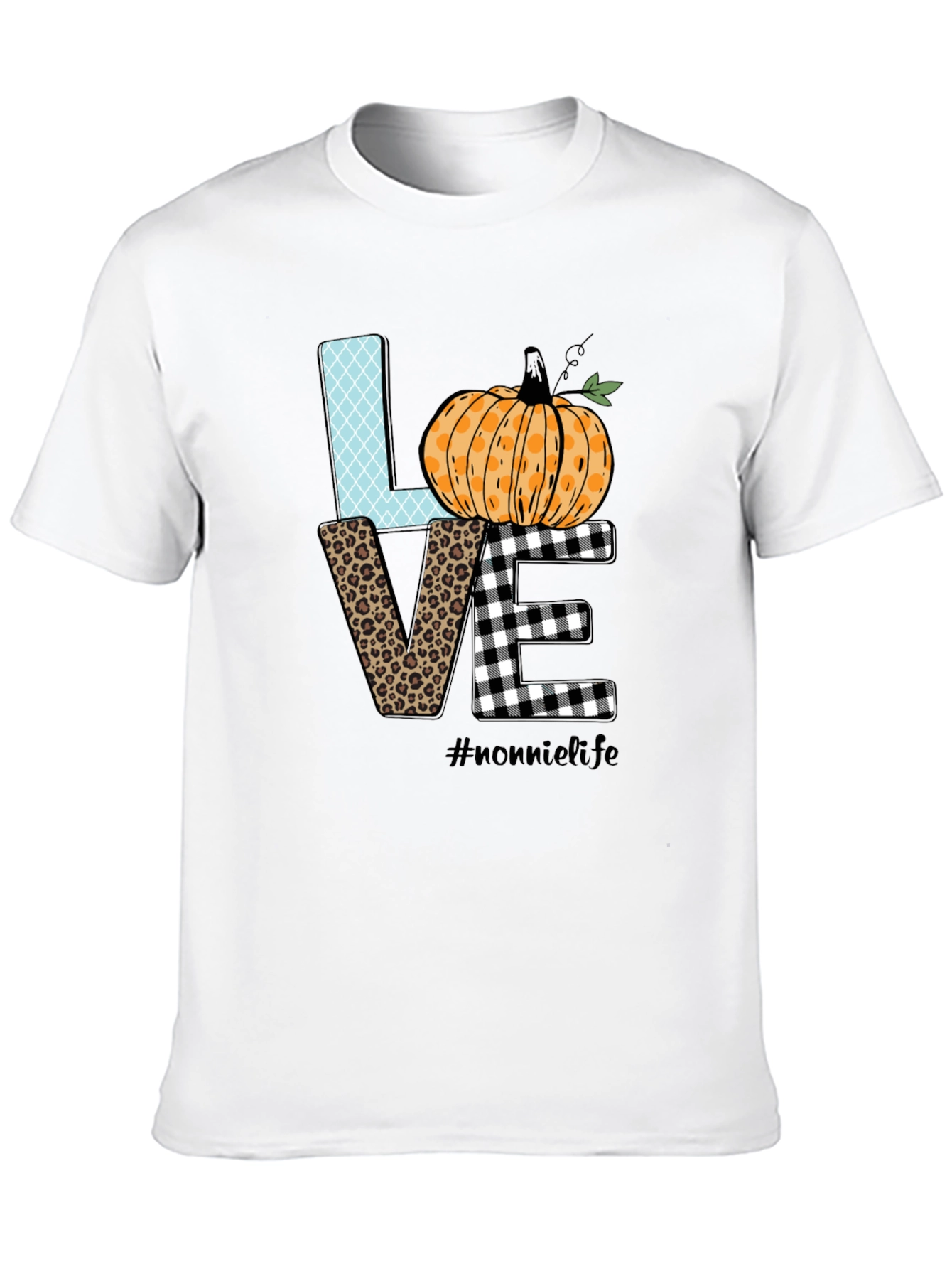 Fall Love Nonnie Life Graphic T-Shirt