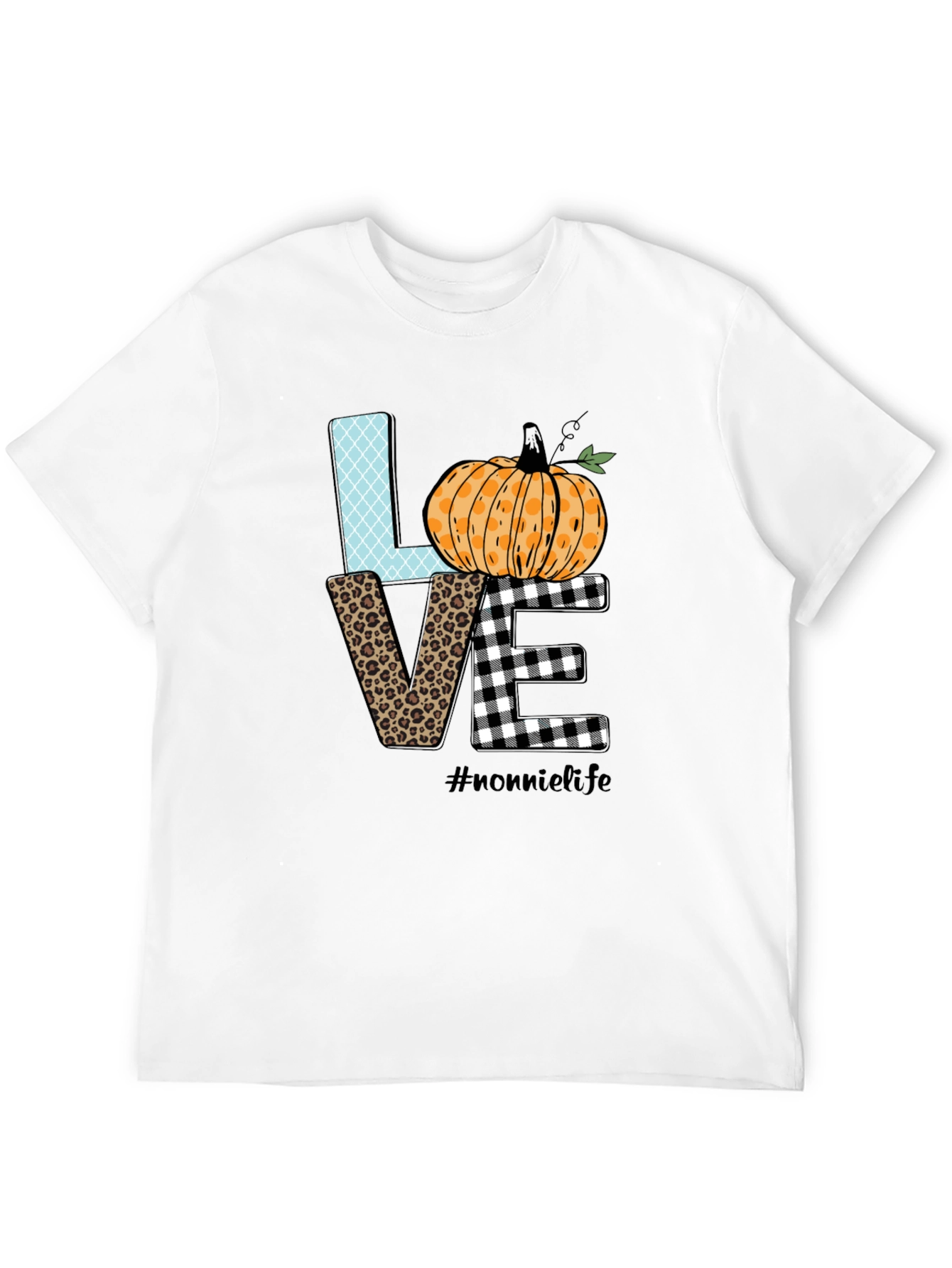 Fall Love Nonnie Life Graphic T-Shirt