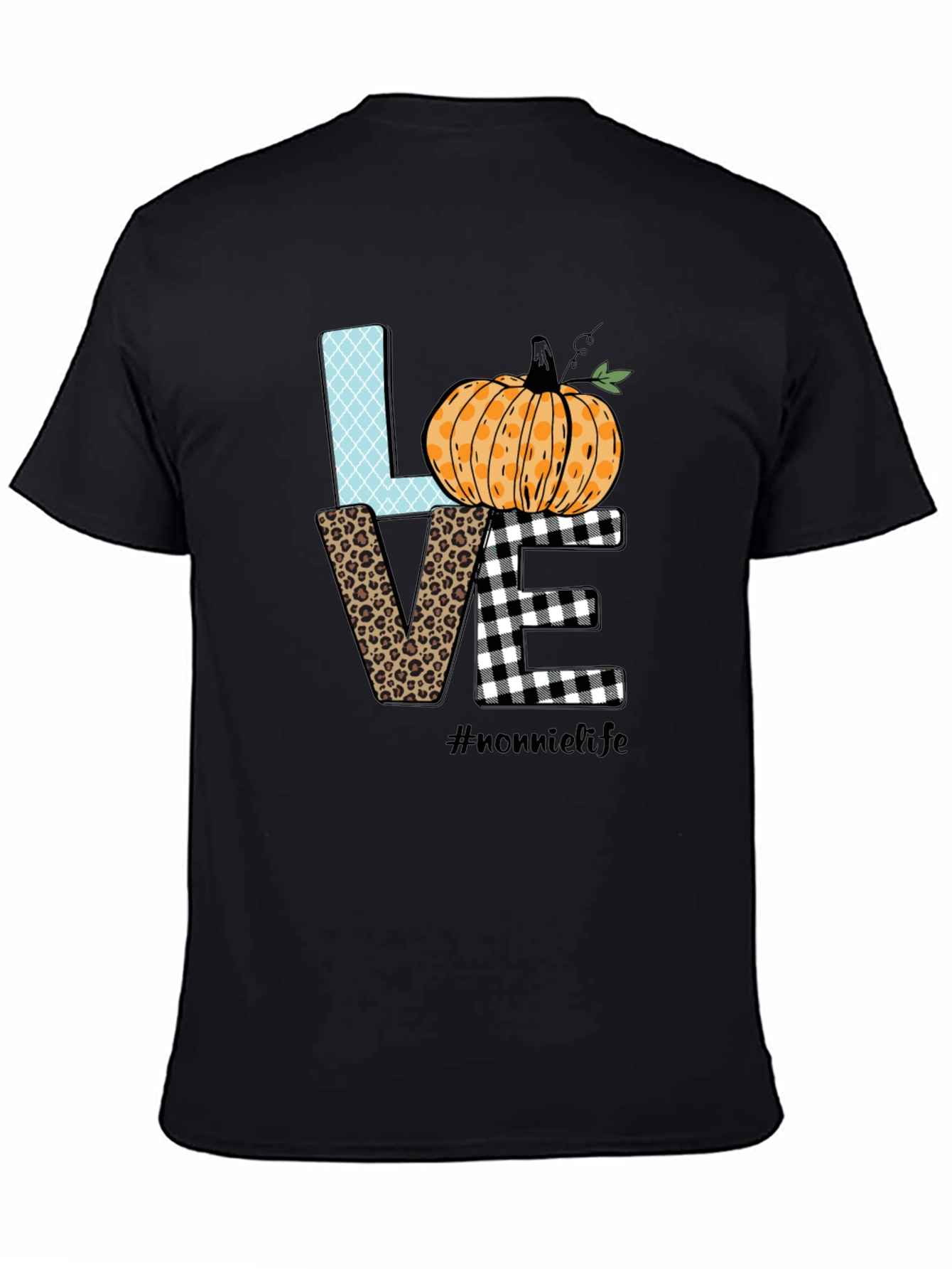Fall Love Nonnie Life Graphic T-Shirt