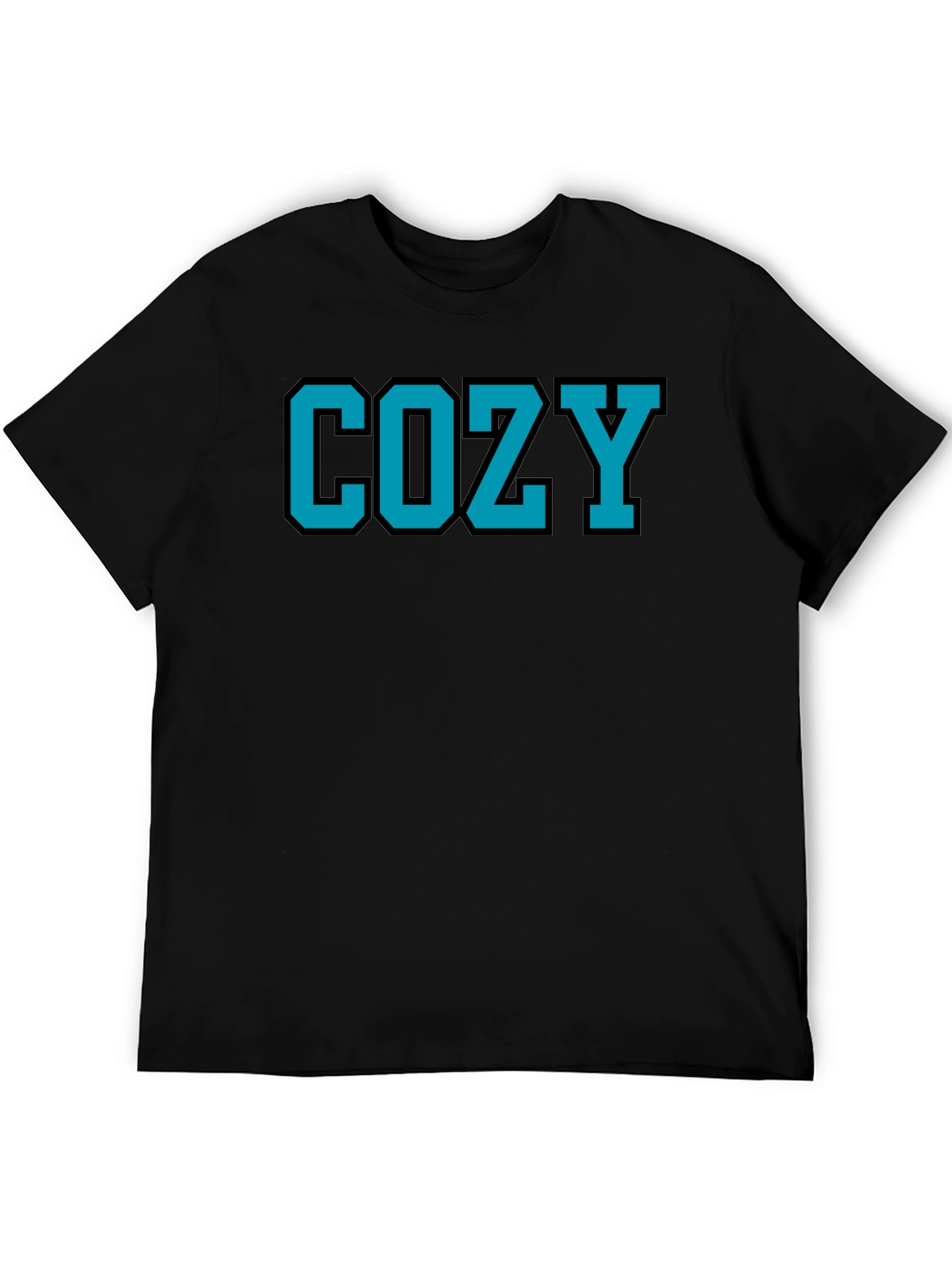 Cozy Graphic Tee - Black T-Shirt