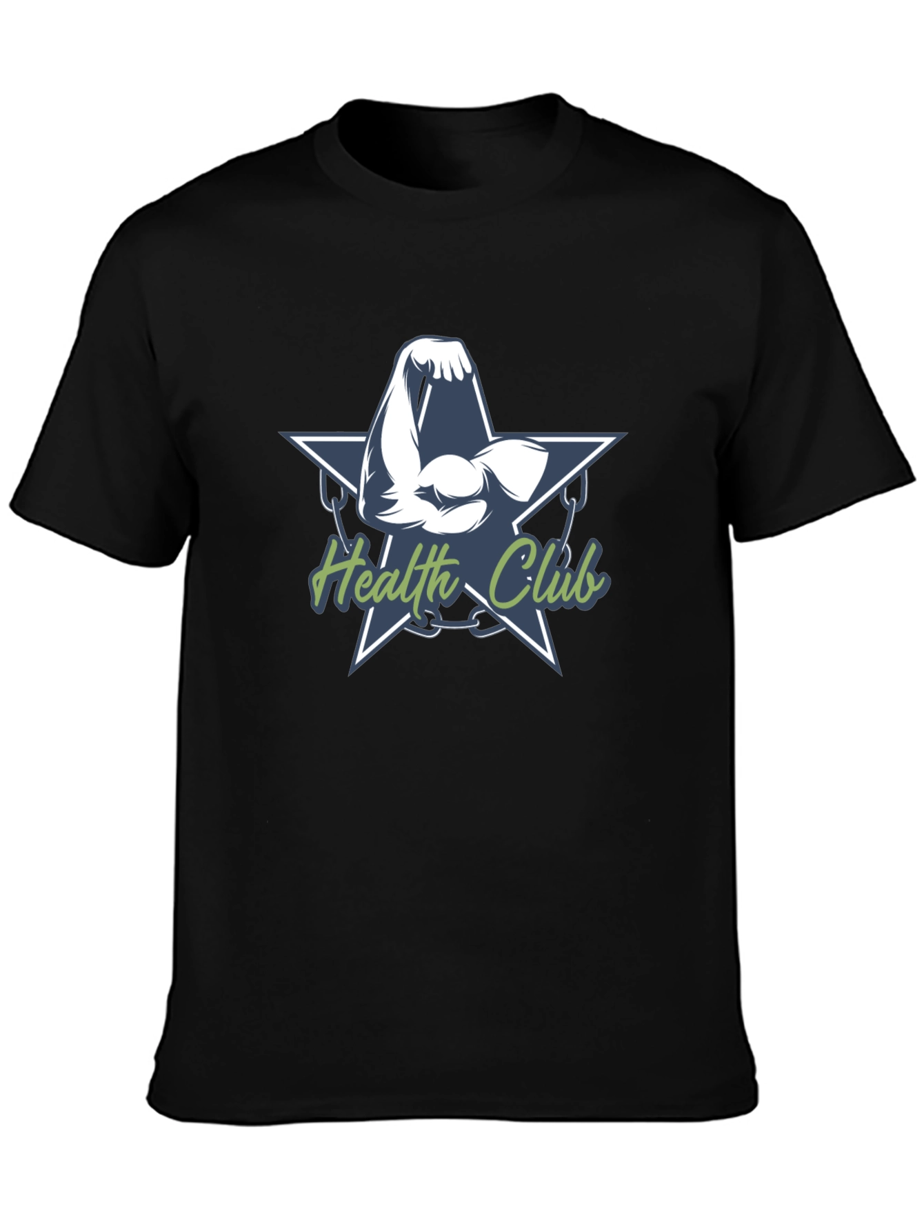 Health Club T-Shirt - Muscle Arm Design