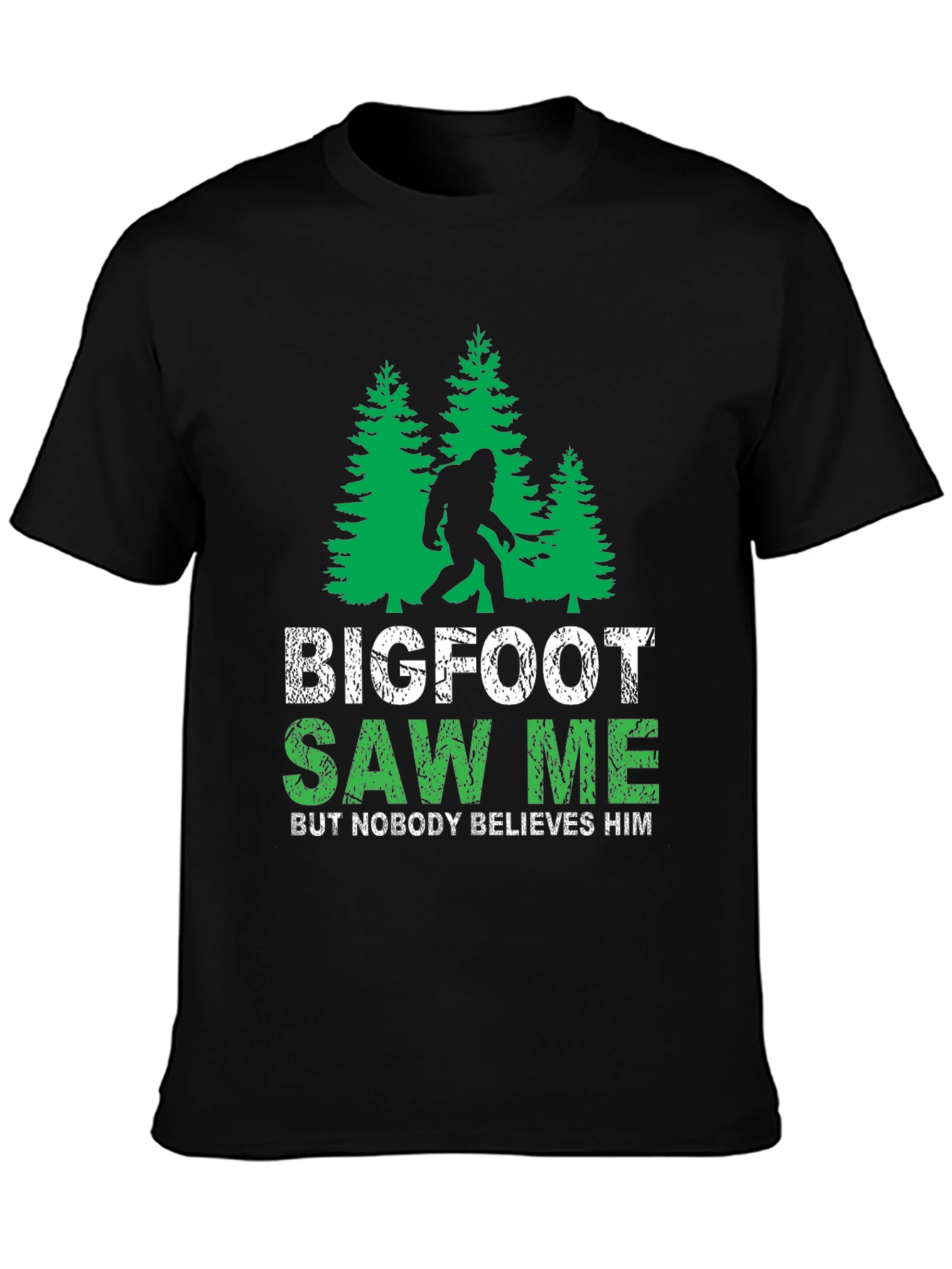 Bigfoot Saw Me Funny Graphic Tee