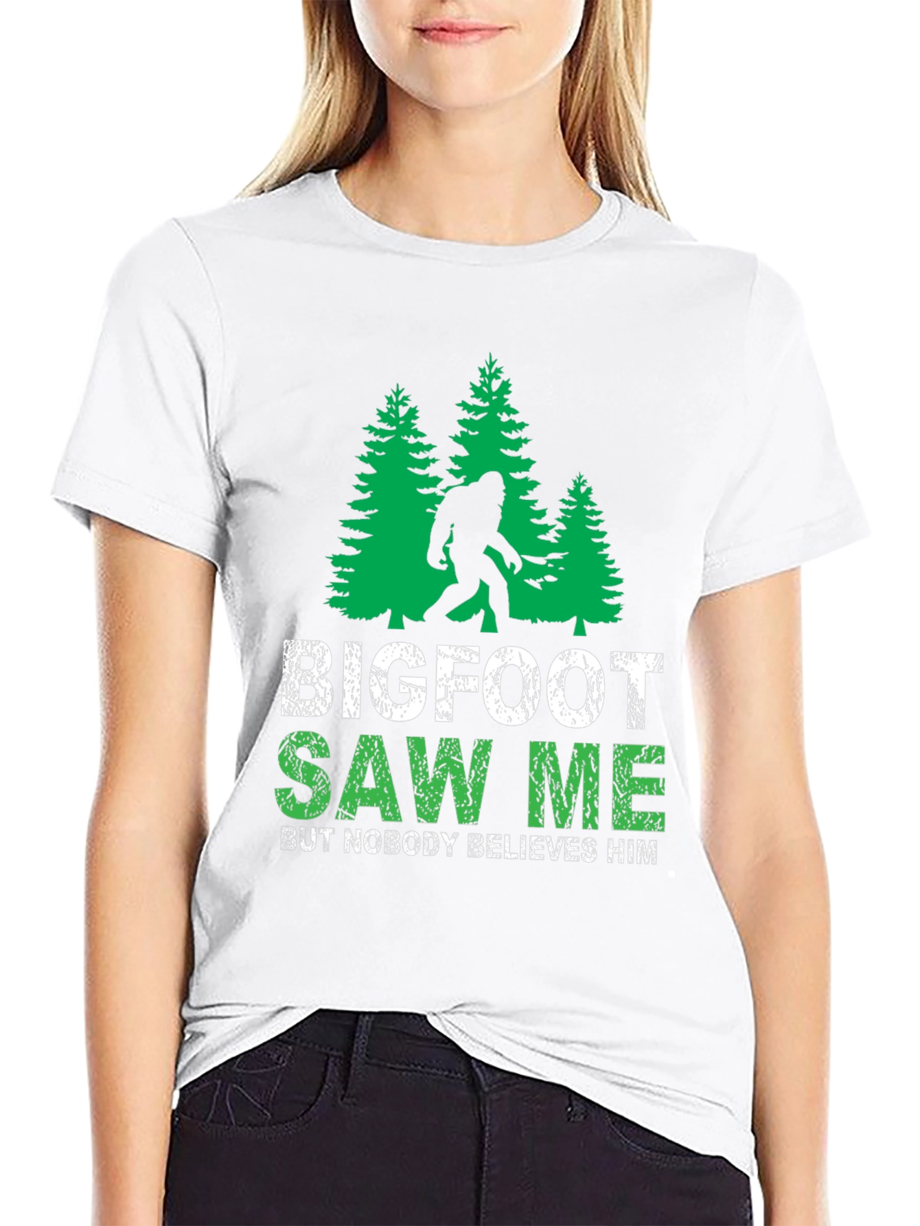 Bigfoot Saw Me Funny Graphic Tee