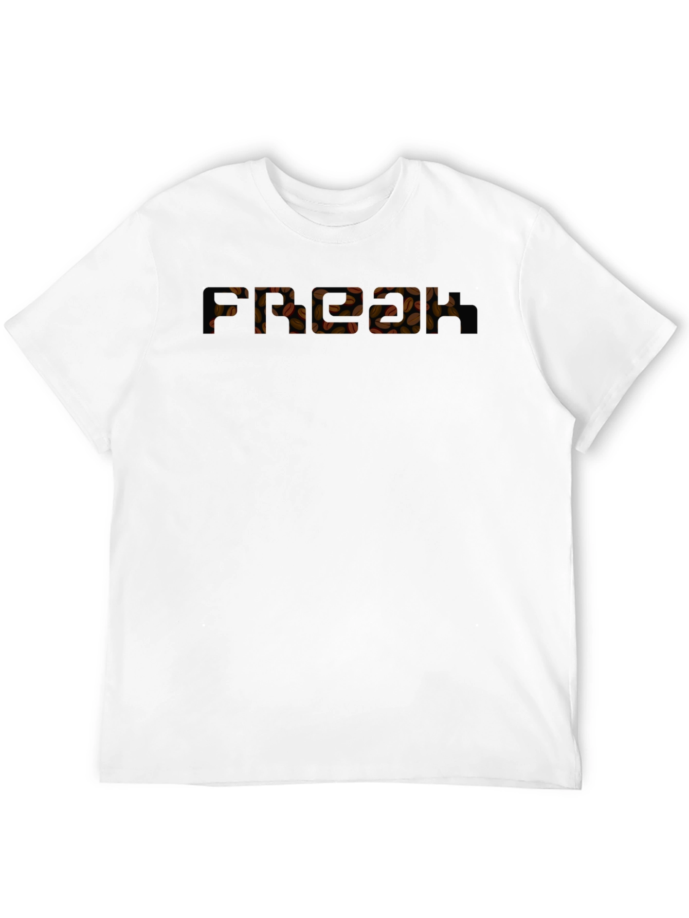 Coffee Bean Graphic Black T-Shirt