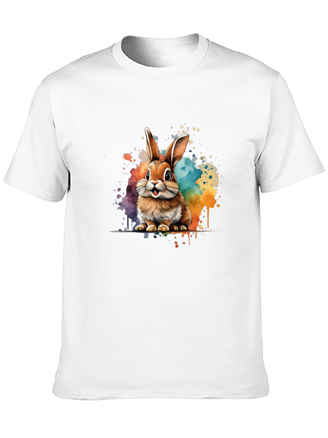 Watercolor Bunny Graphic Tee