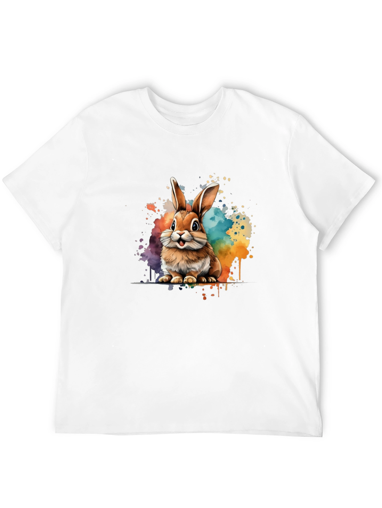 Watercolor Bunny Graphic Tee