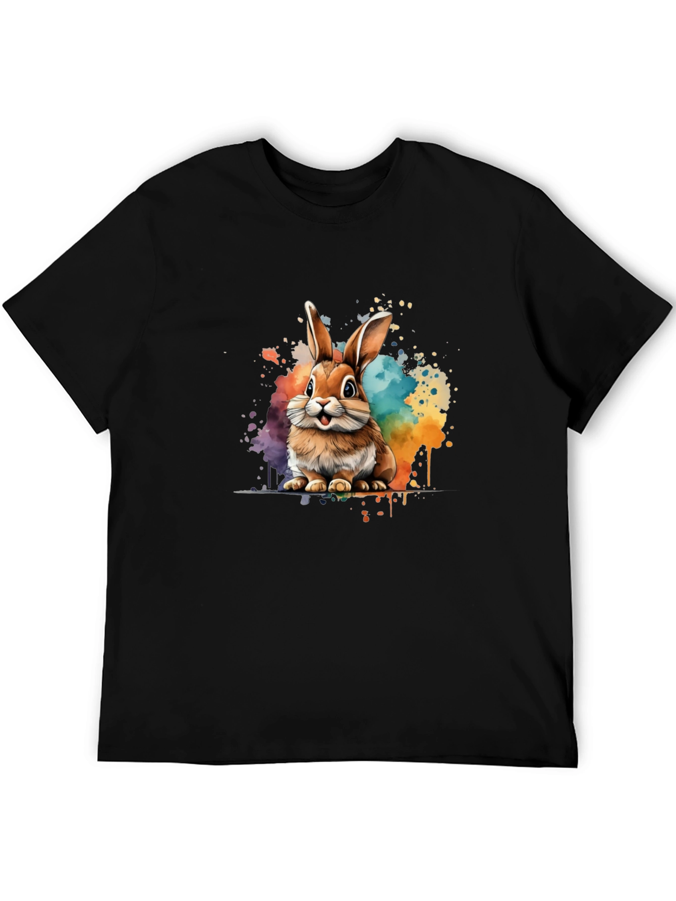 Watercolor Bunny Graphic Tee
