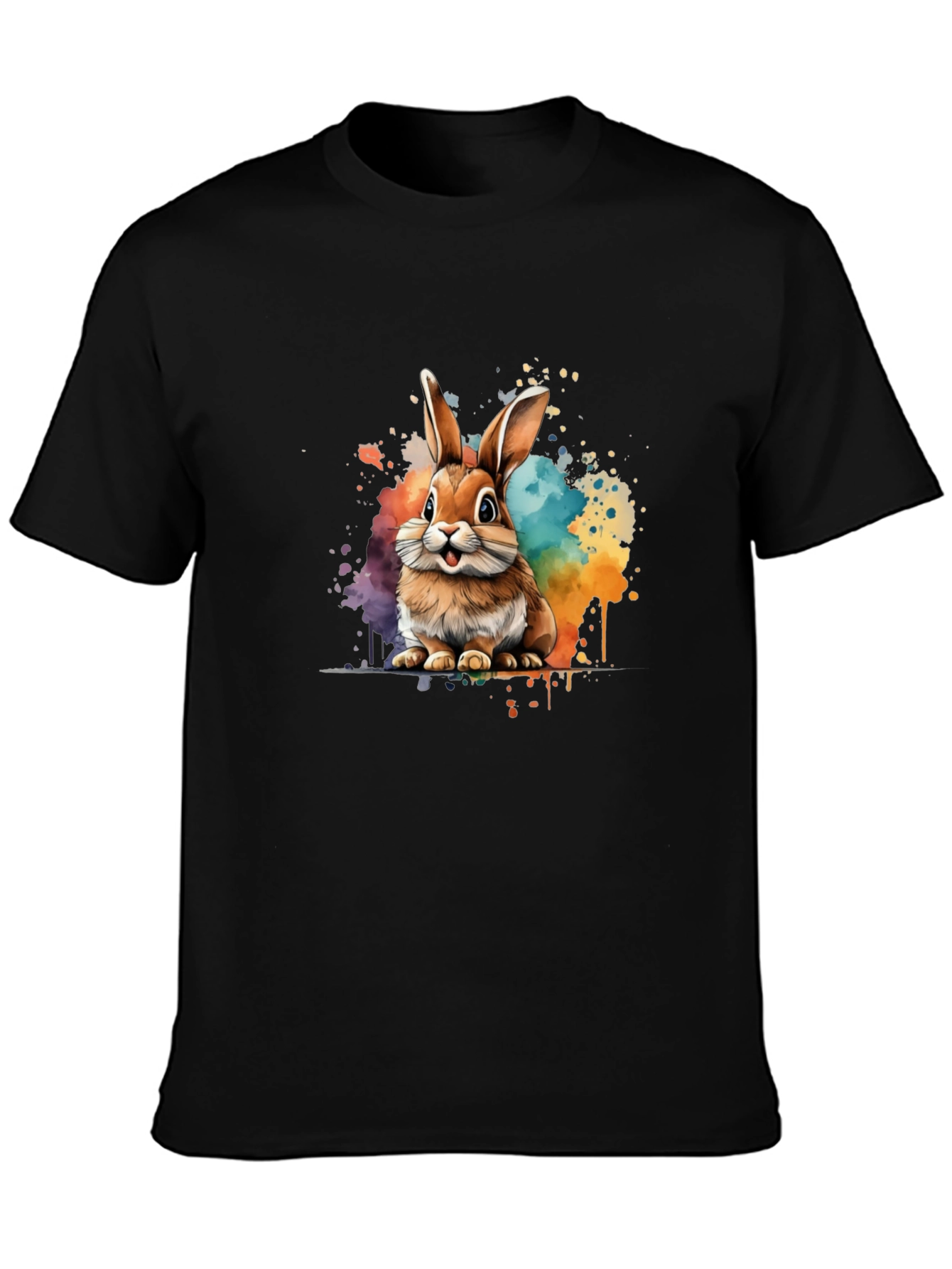 Watercolor Bunny Graphic Tee