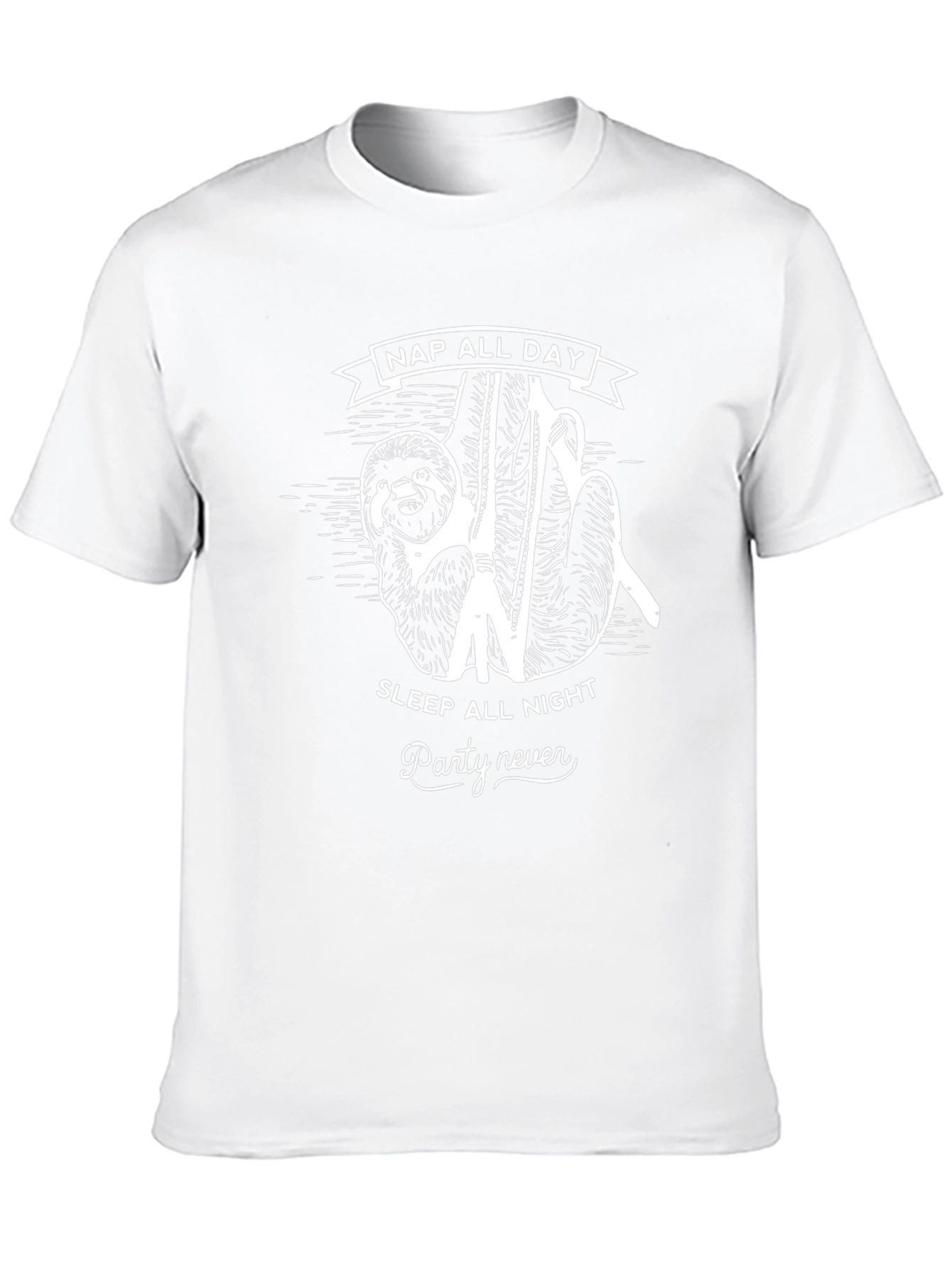 Nap All Day Sloth Graphic Tee