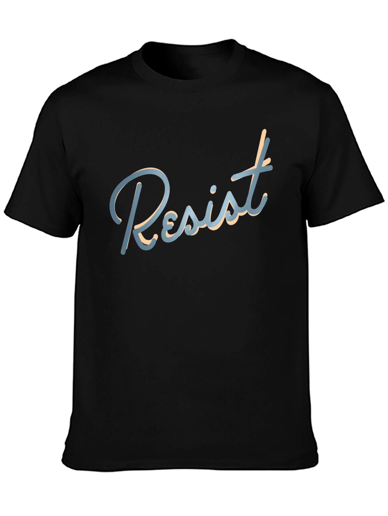 Resist Graphic Tee - Stylish Black T-Shirt