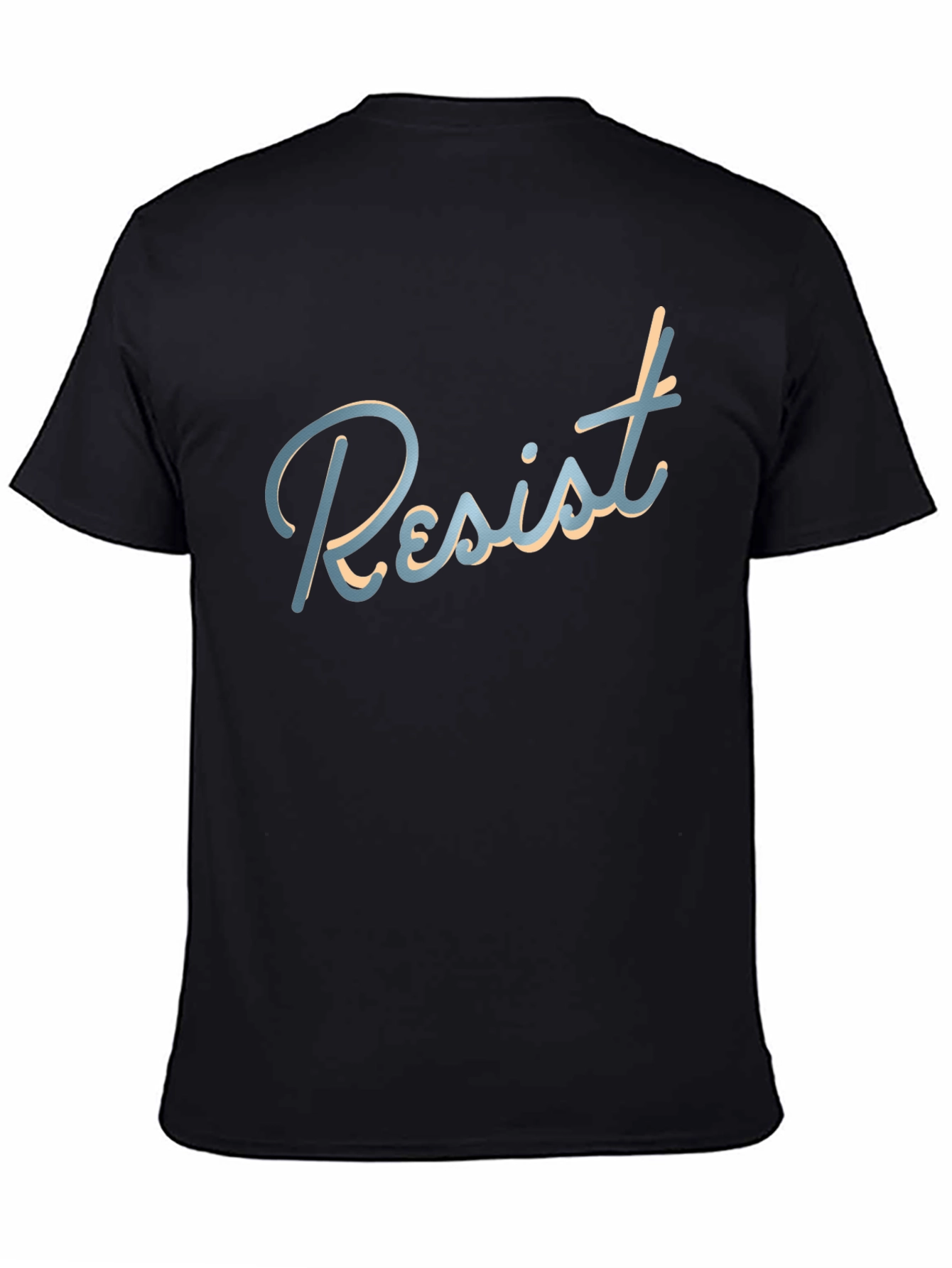 Resist Graphic Tee - Stylish Black T-Shirt