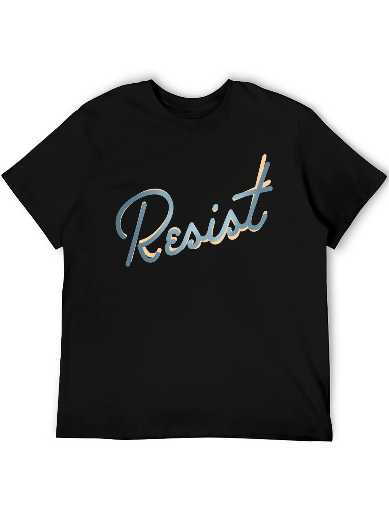 Resist Graphic Tee - Stylish Black T-Shirt